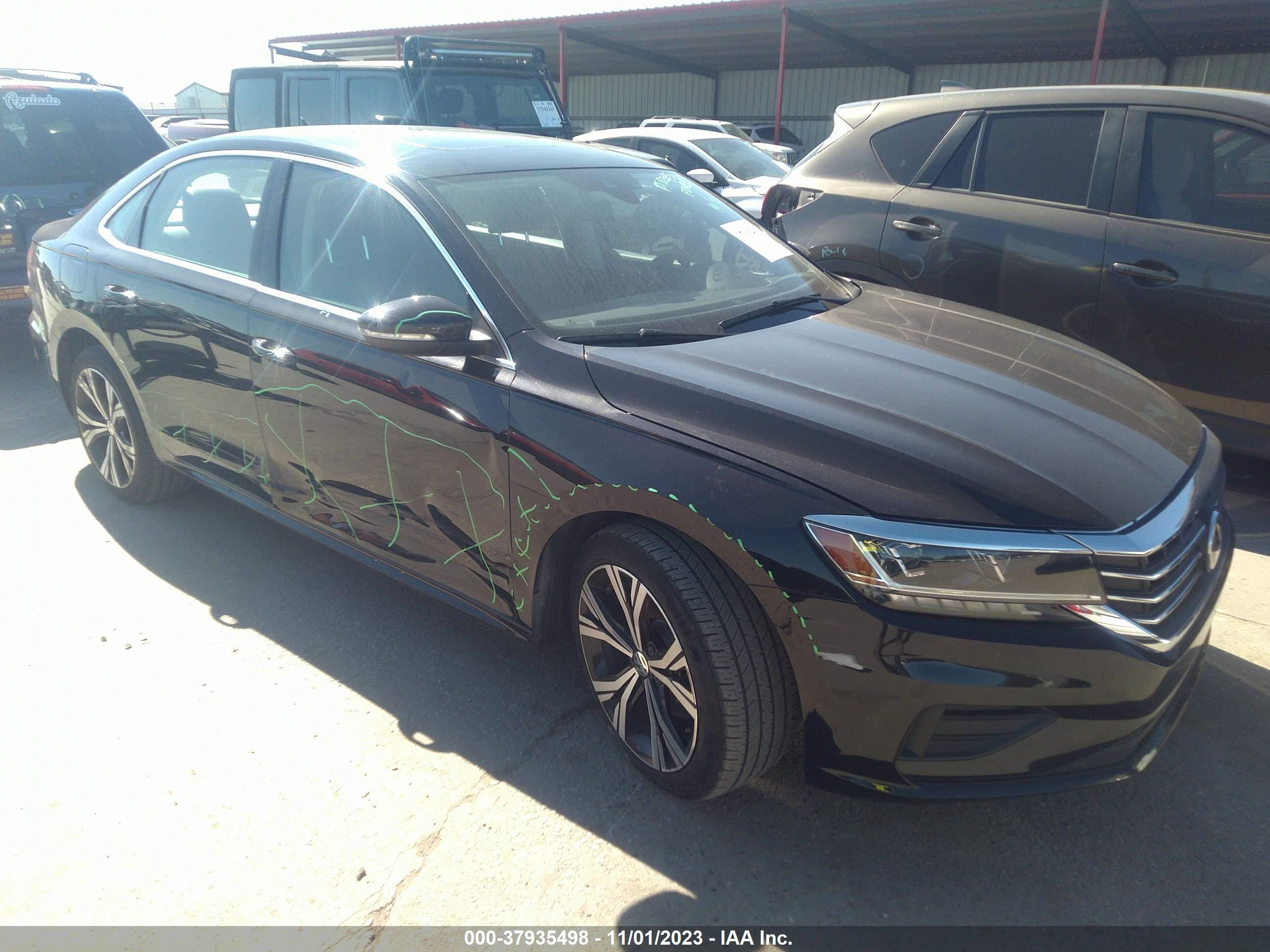 VOLKSWAGEN PASSAT 2022 1vwsa7a36nc008713