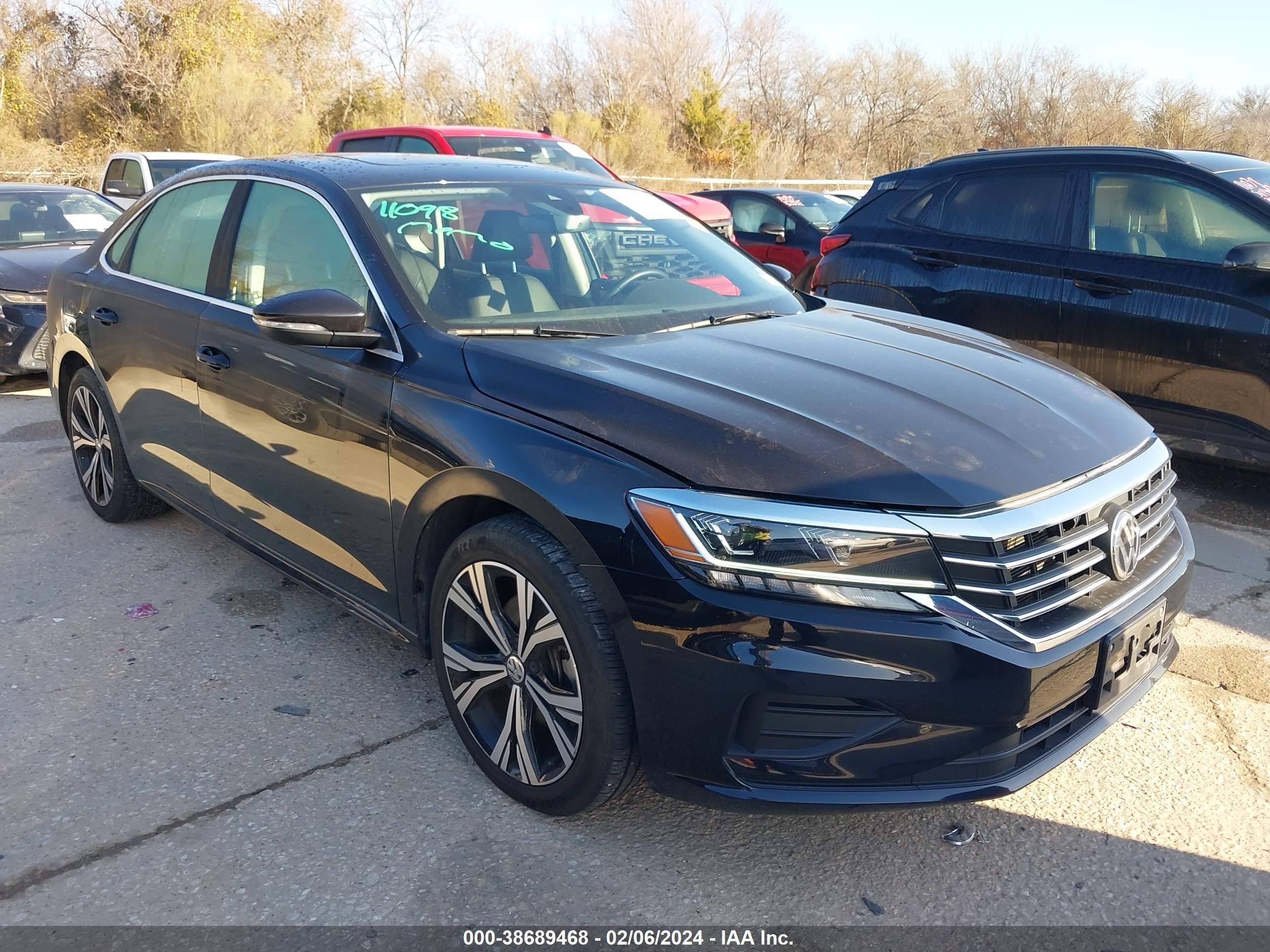 VOLKSWAGEN PASSAT 2022 1vwsa7a37nc008672