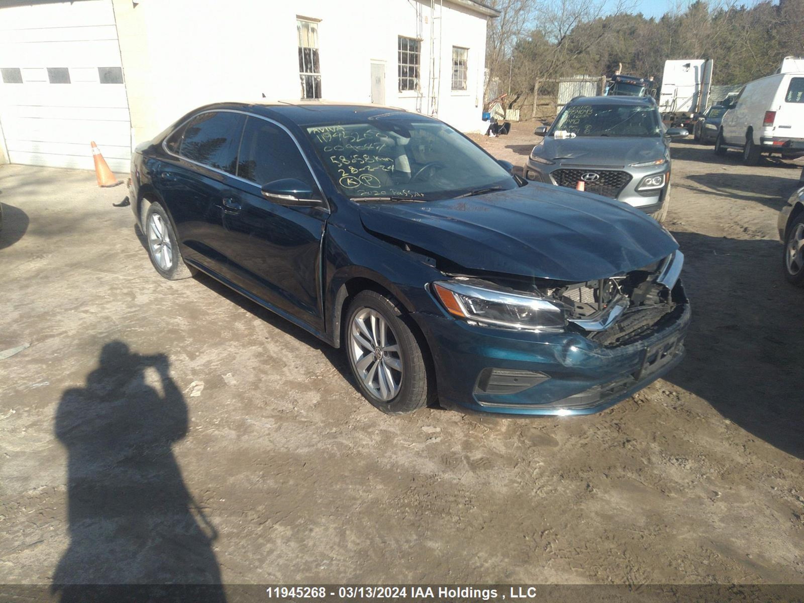 VOLKSWAGEN PASSAT 2020 1vwua7a30lc004047