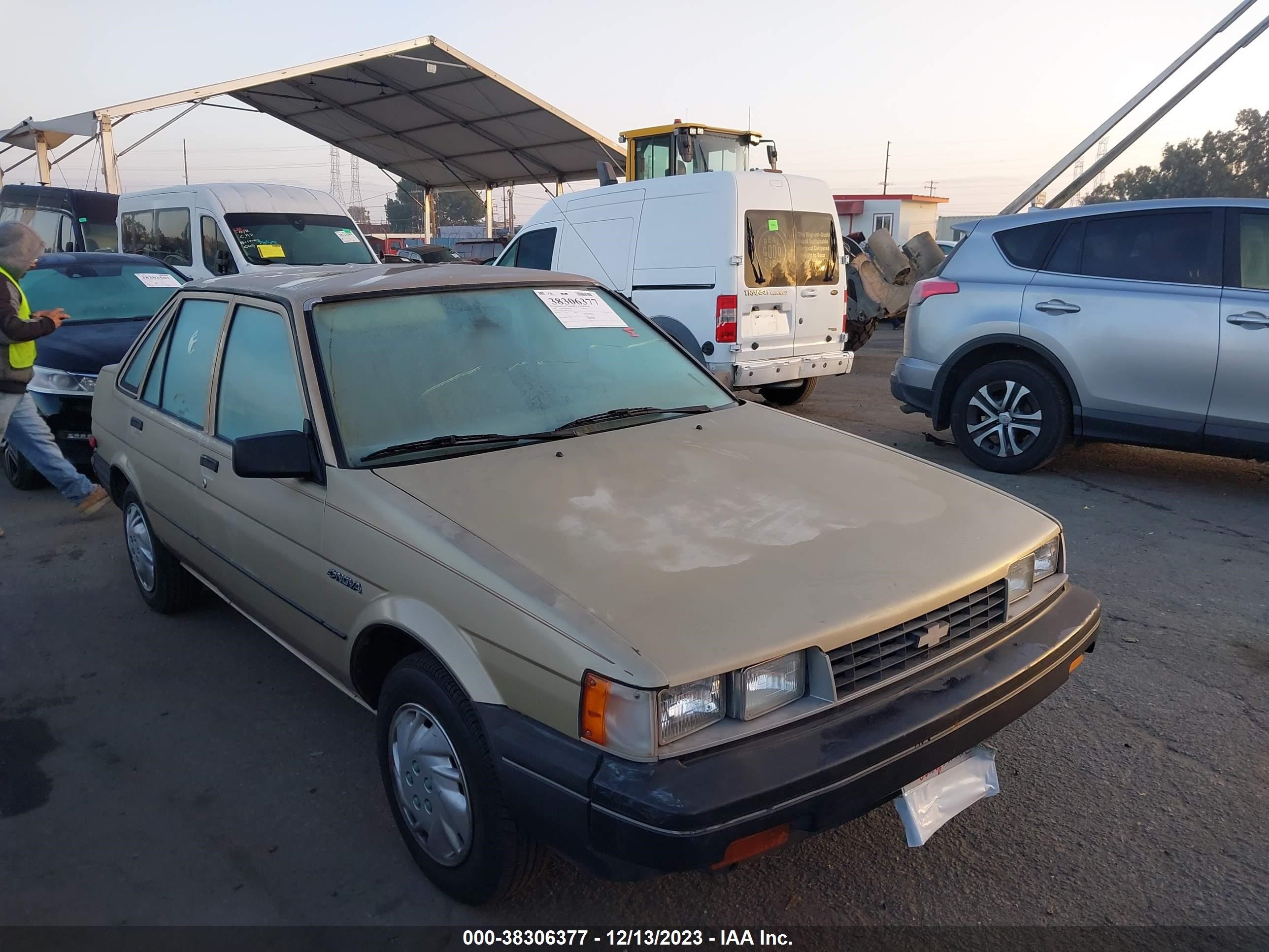 CHEVROLET NOVA 1987 1y1sk5147hz101749