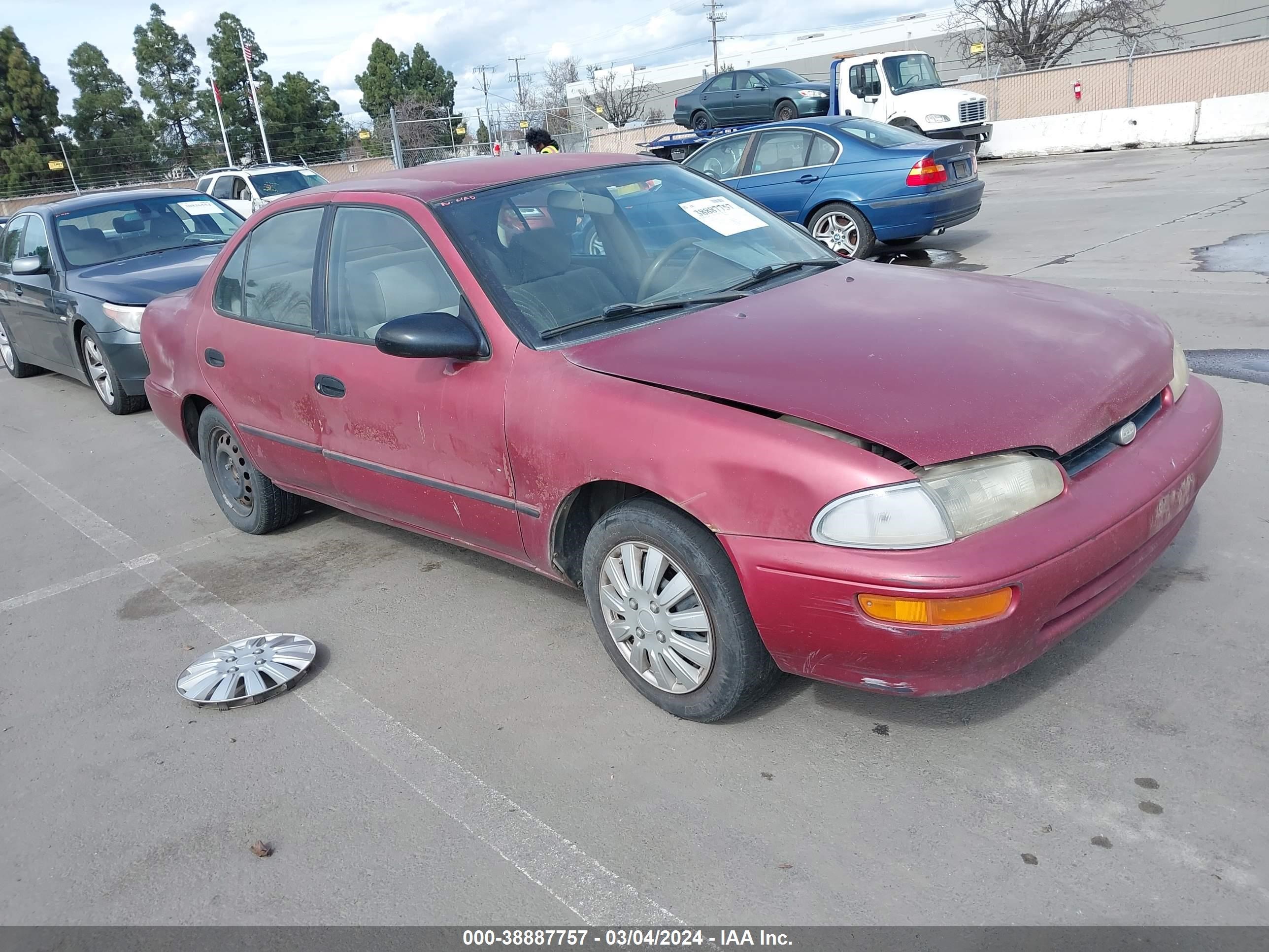 GEO PRIZM 1997 1y1sk5269vz416998