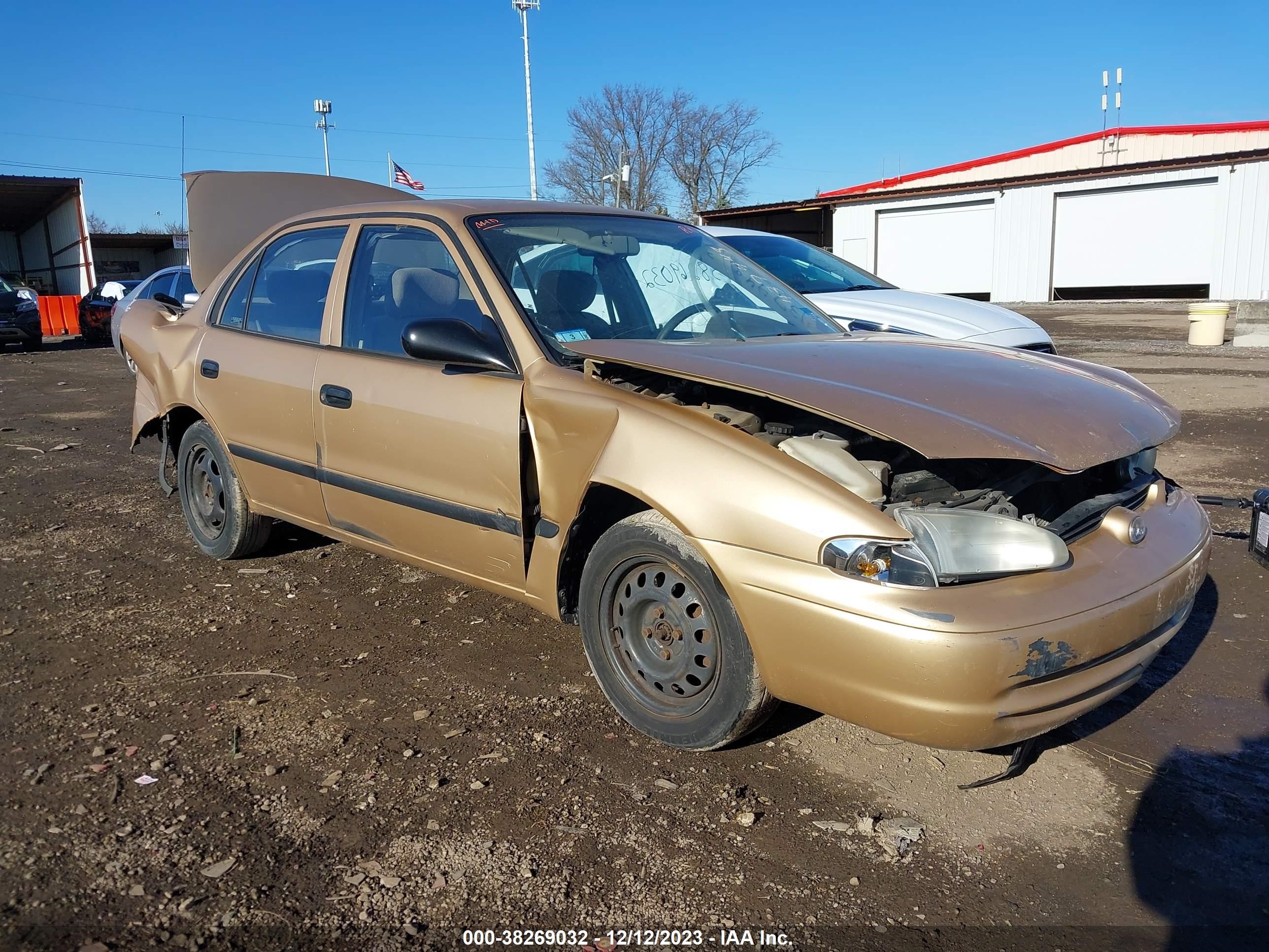 CHEVROLET PRIZM 2000 1y1sk5285yz437448