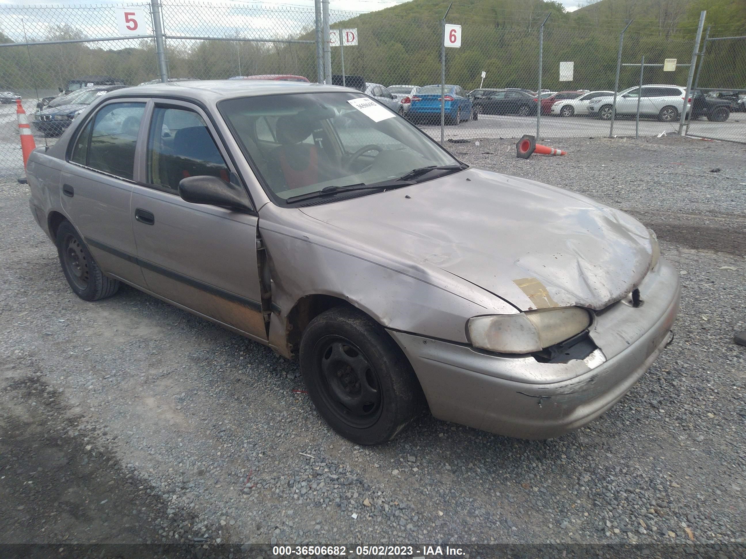 CHEVROLET PRIZM 2001 1y1sk52861z405548