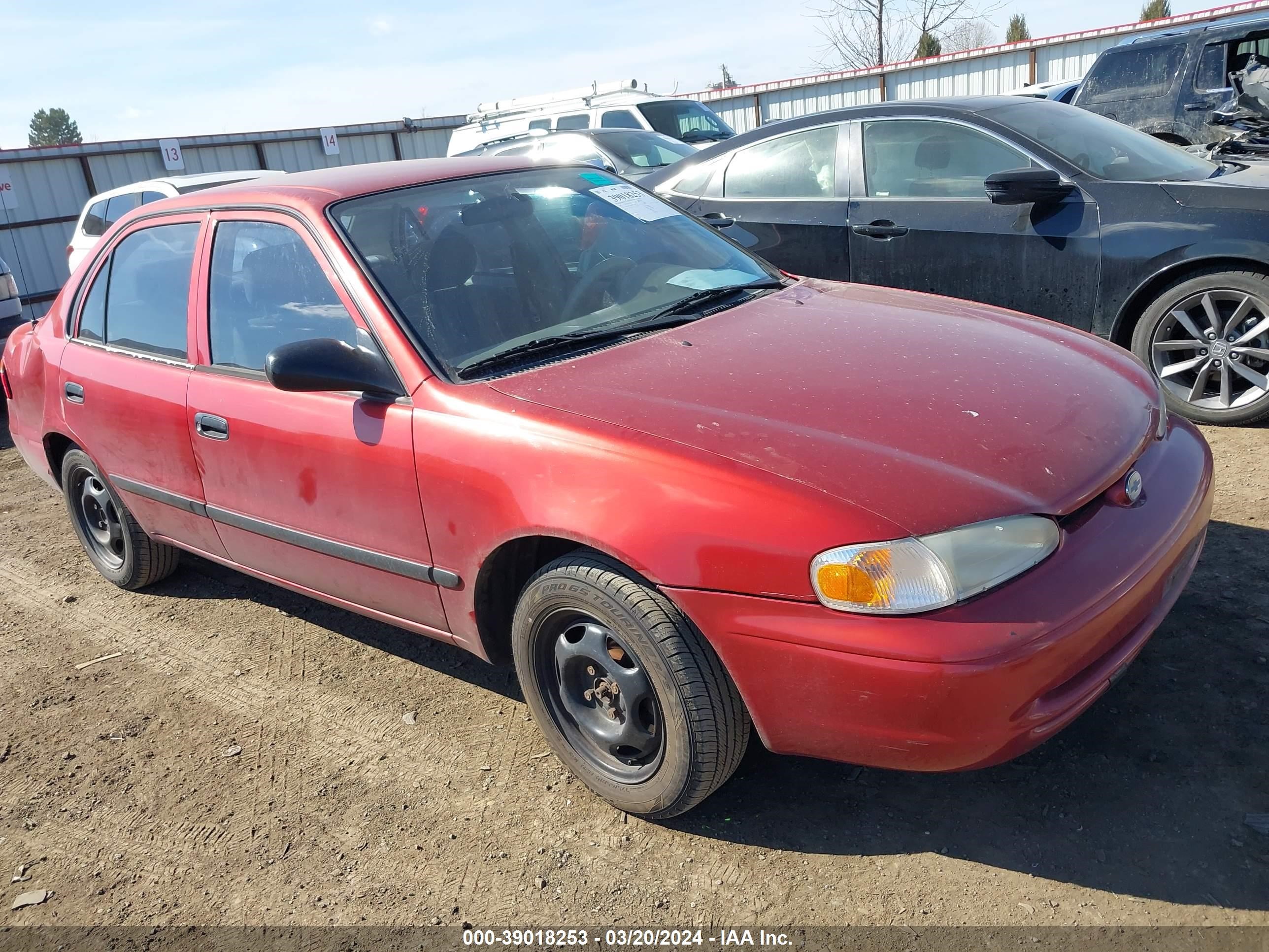 CHEVROLET PRIZM 2001 1y1sk52871z403680