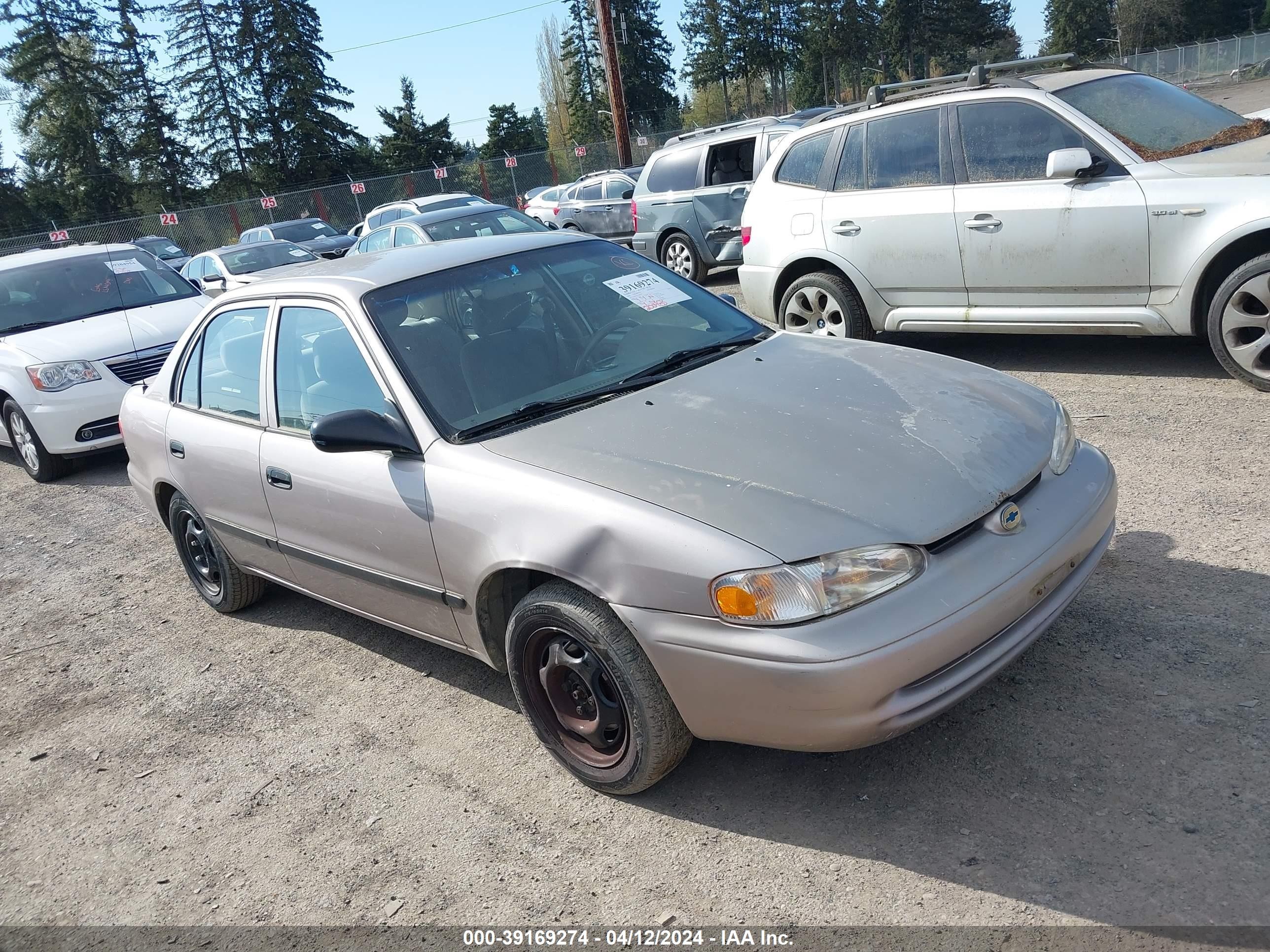 CHEVROLET PRIZM 2000 1y1sk5287yz407478