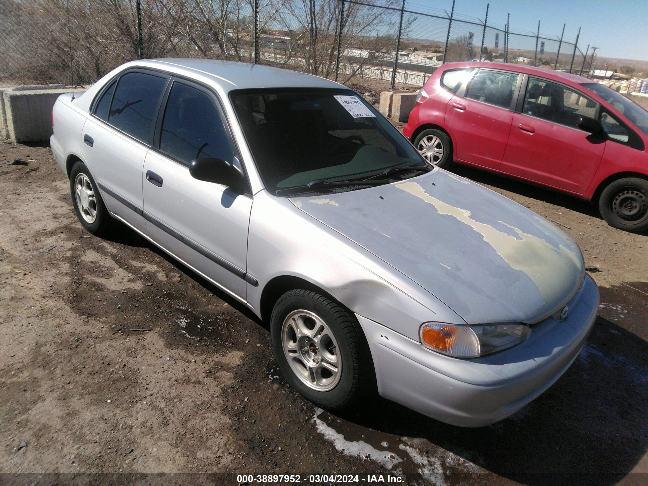 CHEVROLET PRIZM 2000 1y1sk5486yz432451