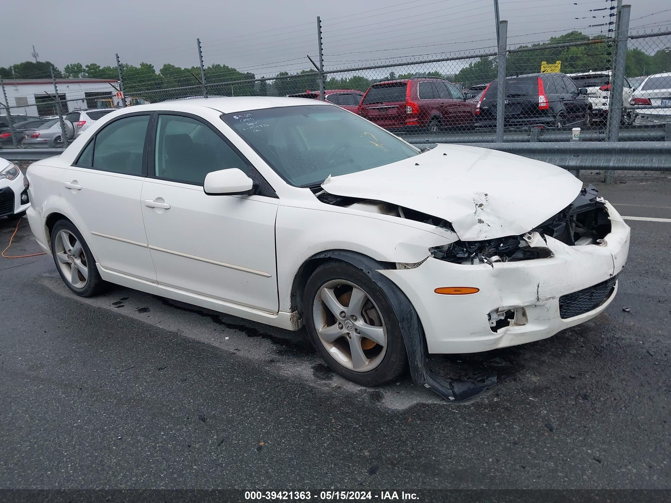 MAZDA 6 2008 1yvhp80c085m10832