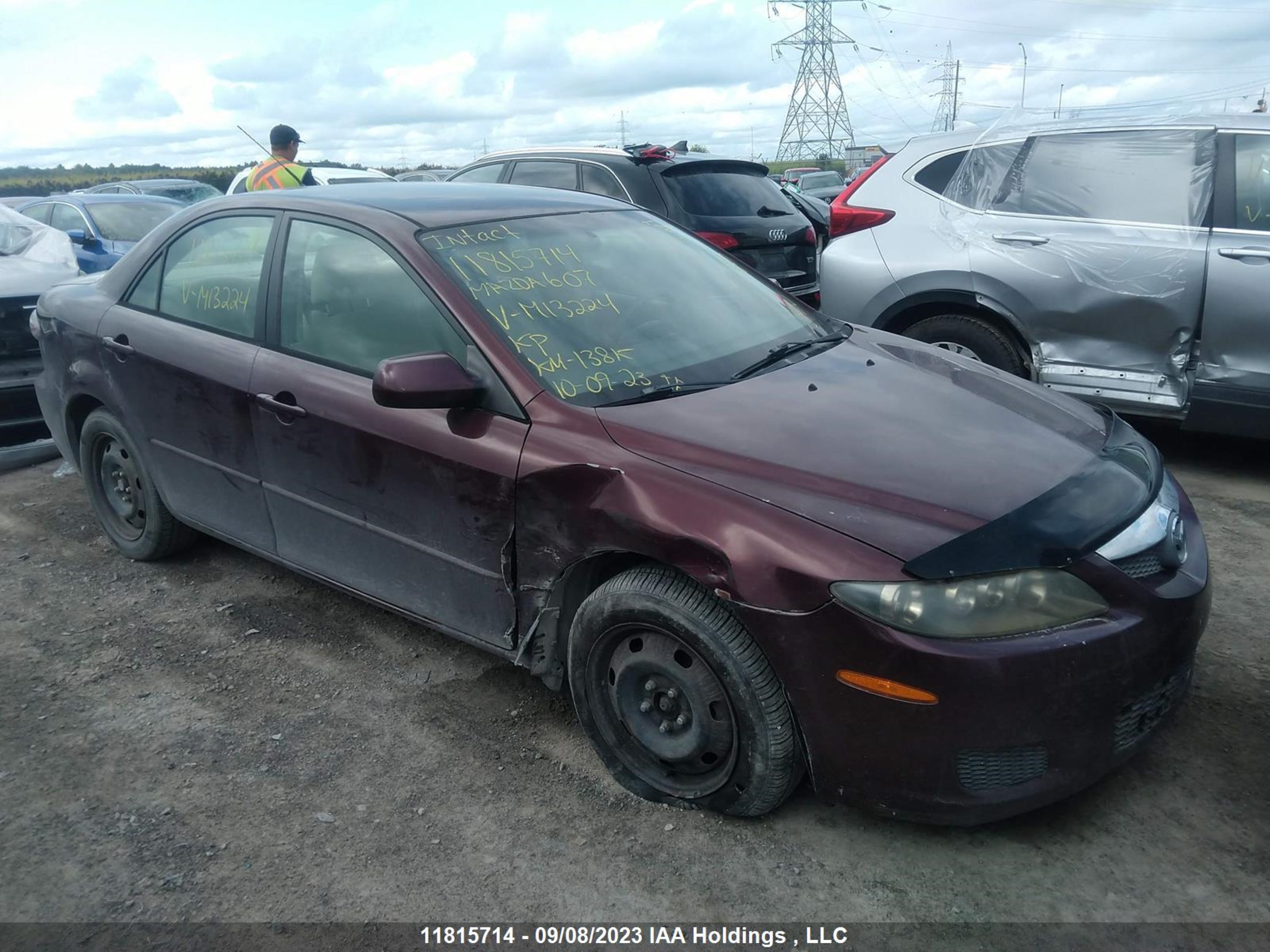 MAZDA 6 2007 1yvhp80c575m13224