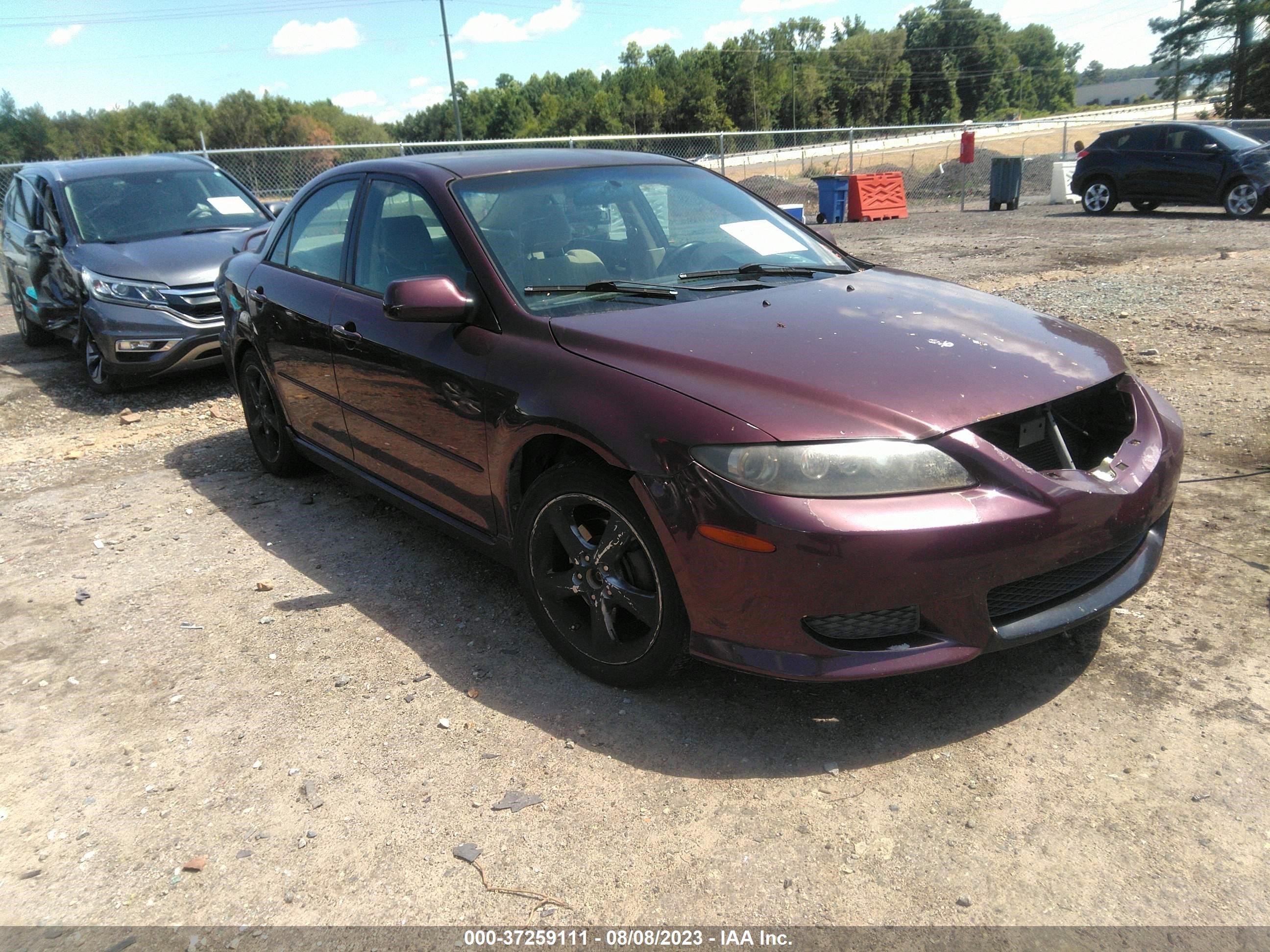 MAZDA 6 2008 1yvhp80c585m11233