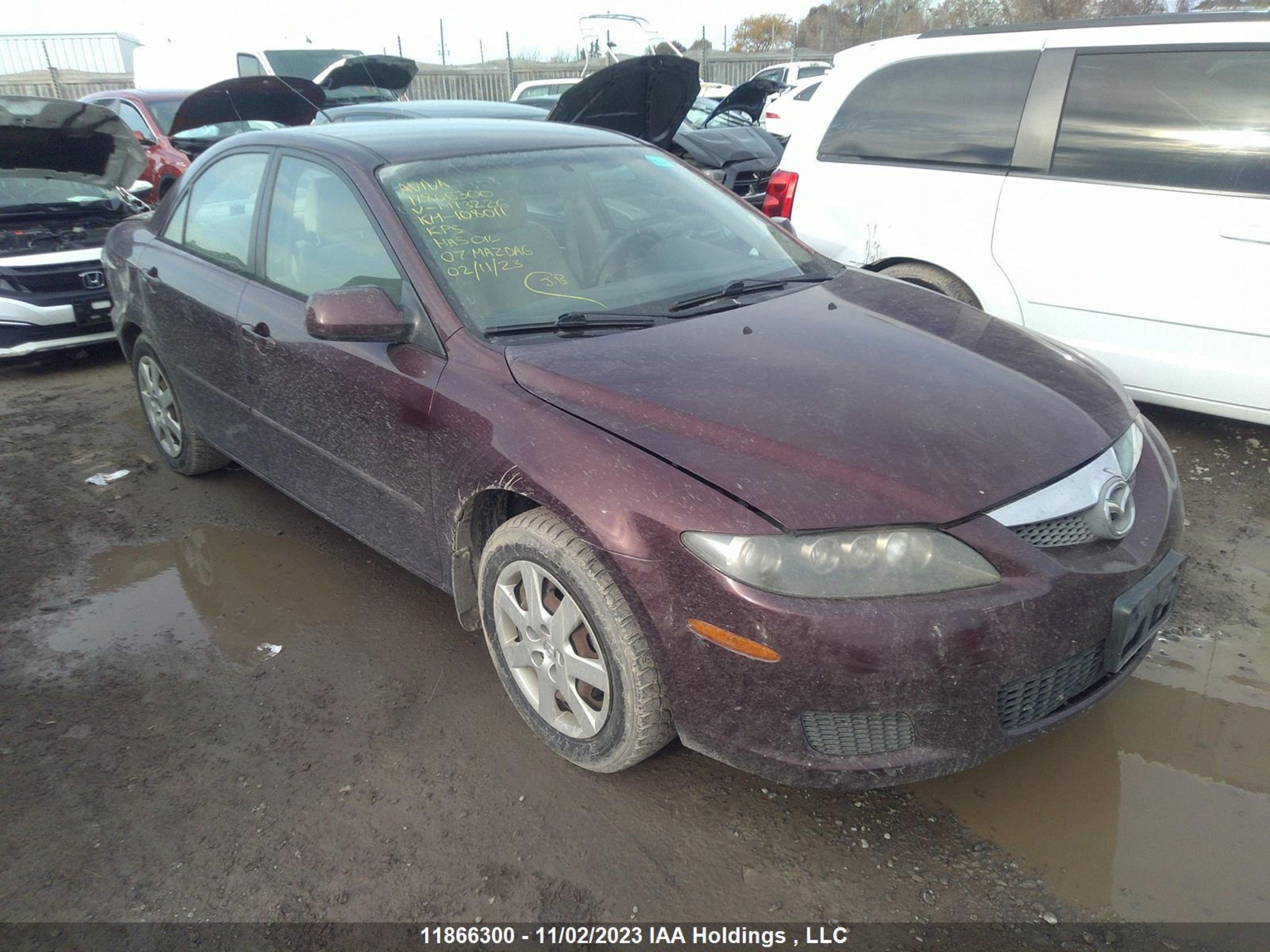 MAZDA 6 2007 1yvhp80c975m13226