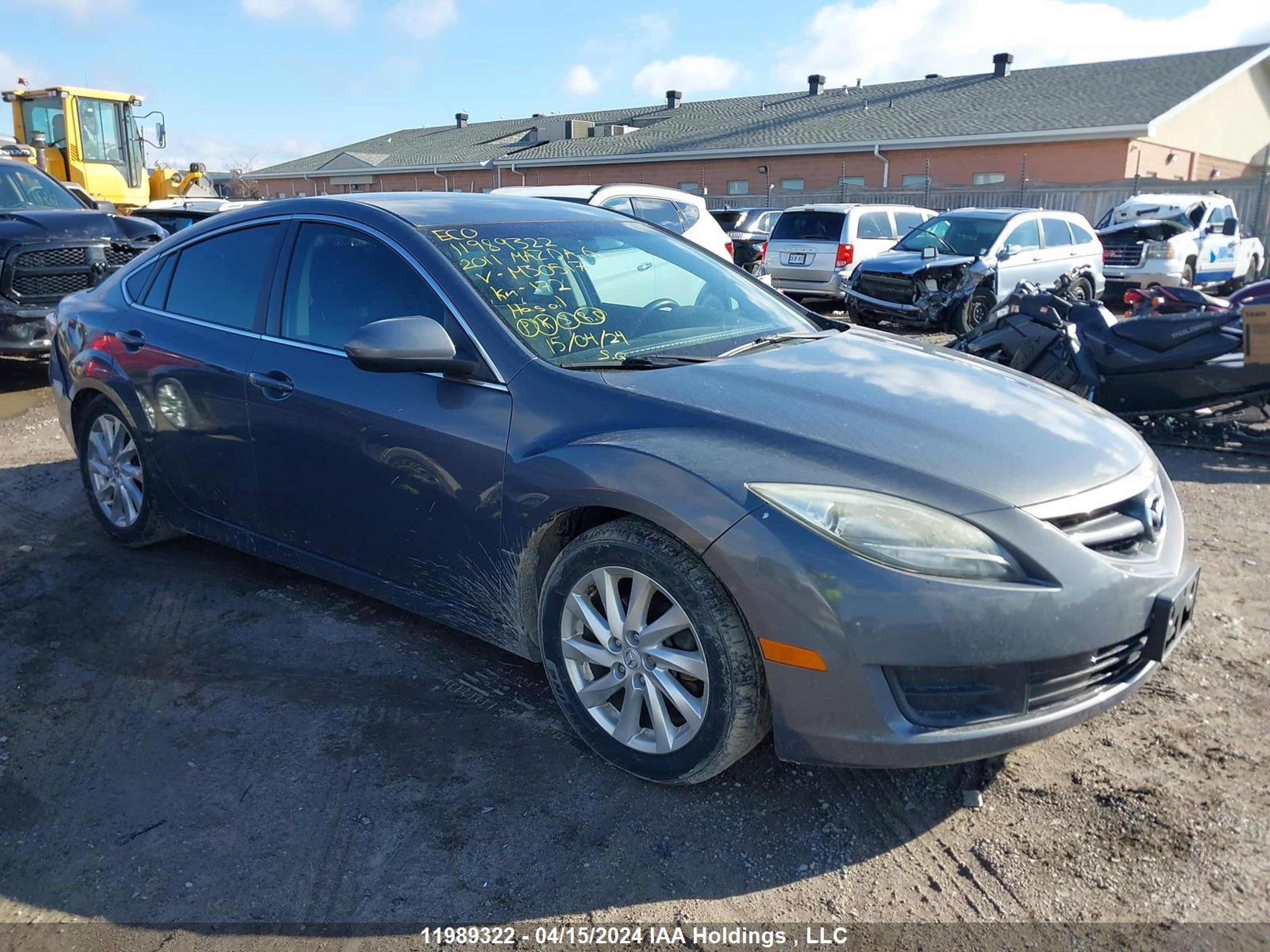 MAZDA 6 2011 1yvhz8bh1b5m30517