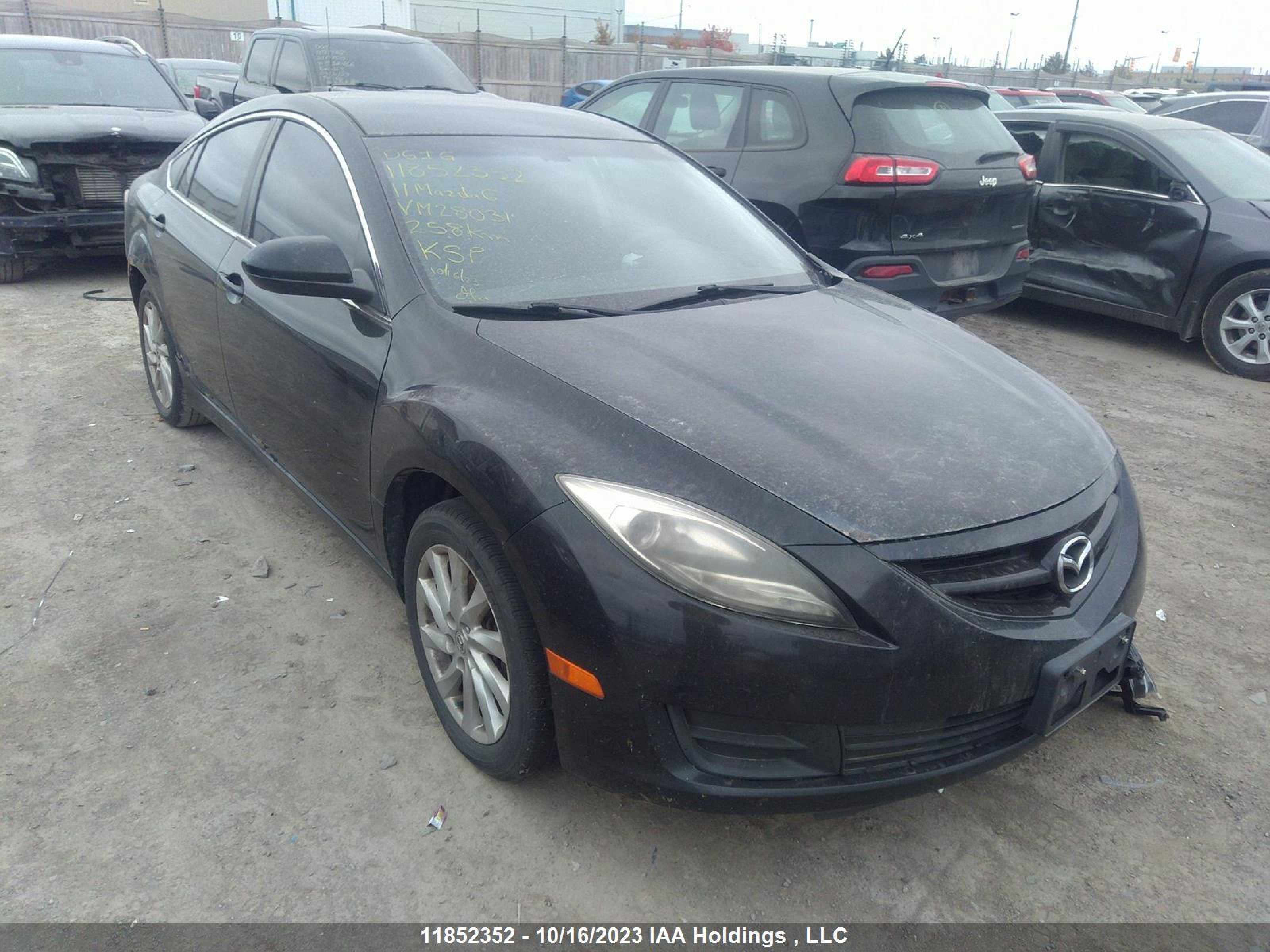 MAZDA 6 2011 1yvhz8bh9b5m28031