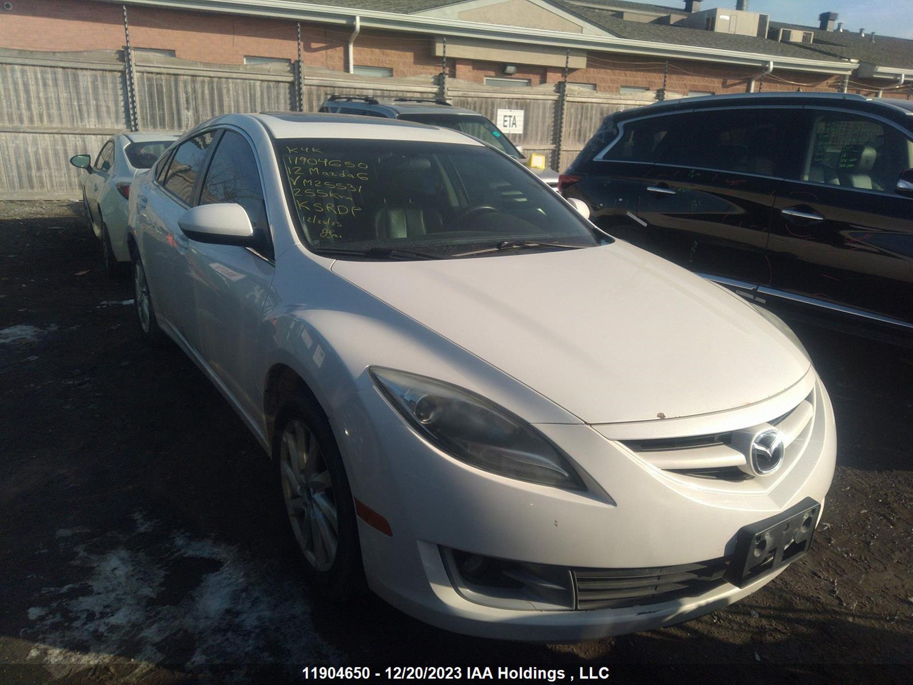 MAZDA 6 2012 1yvhz8ch3c5m25531