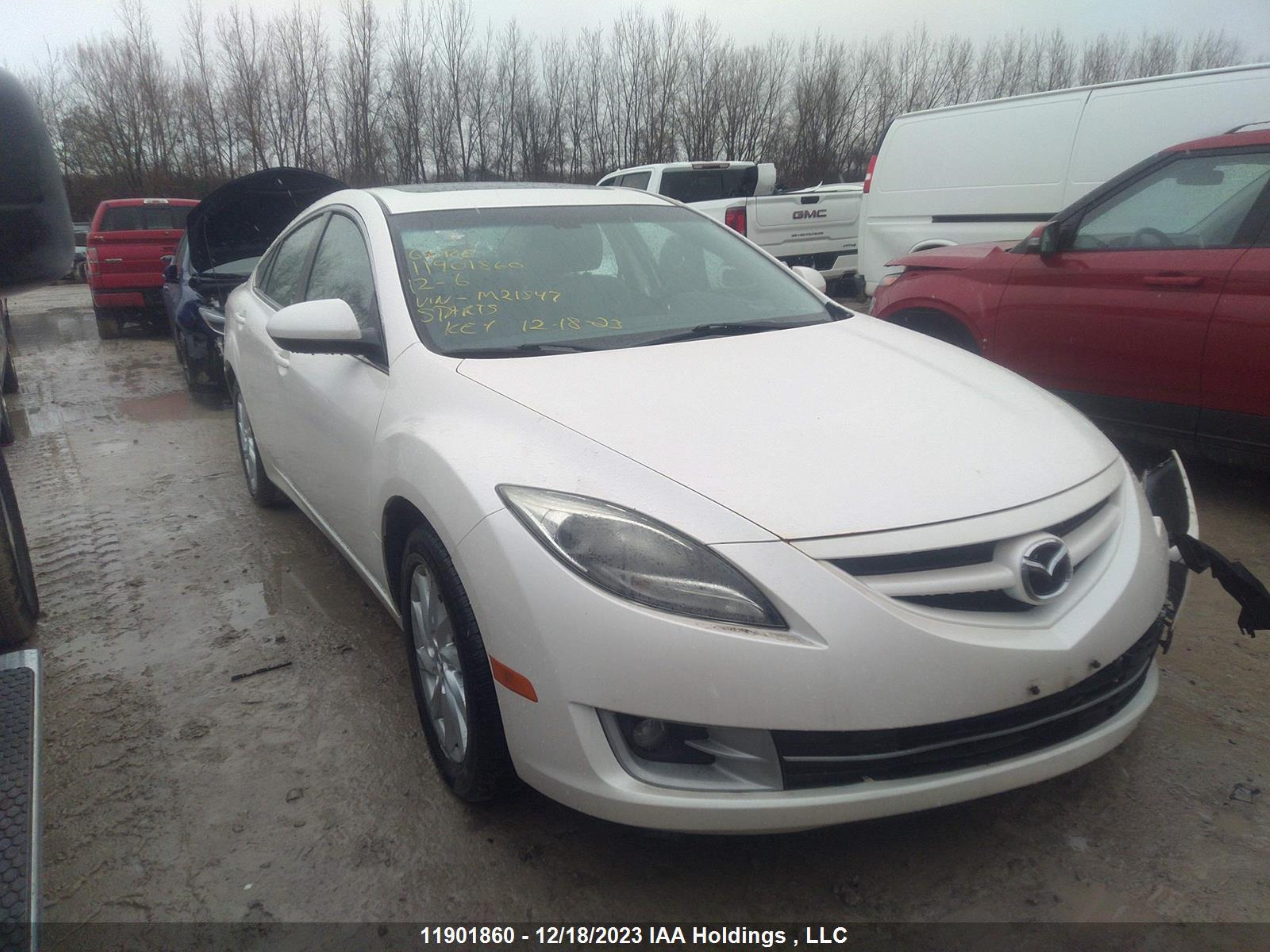 MAZDA 6 2012 1yvhz8chxc5m21847