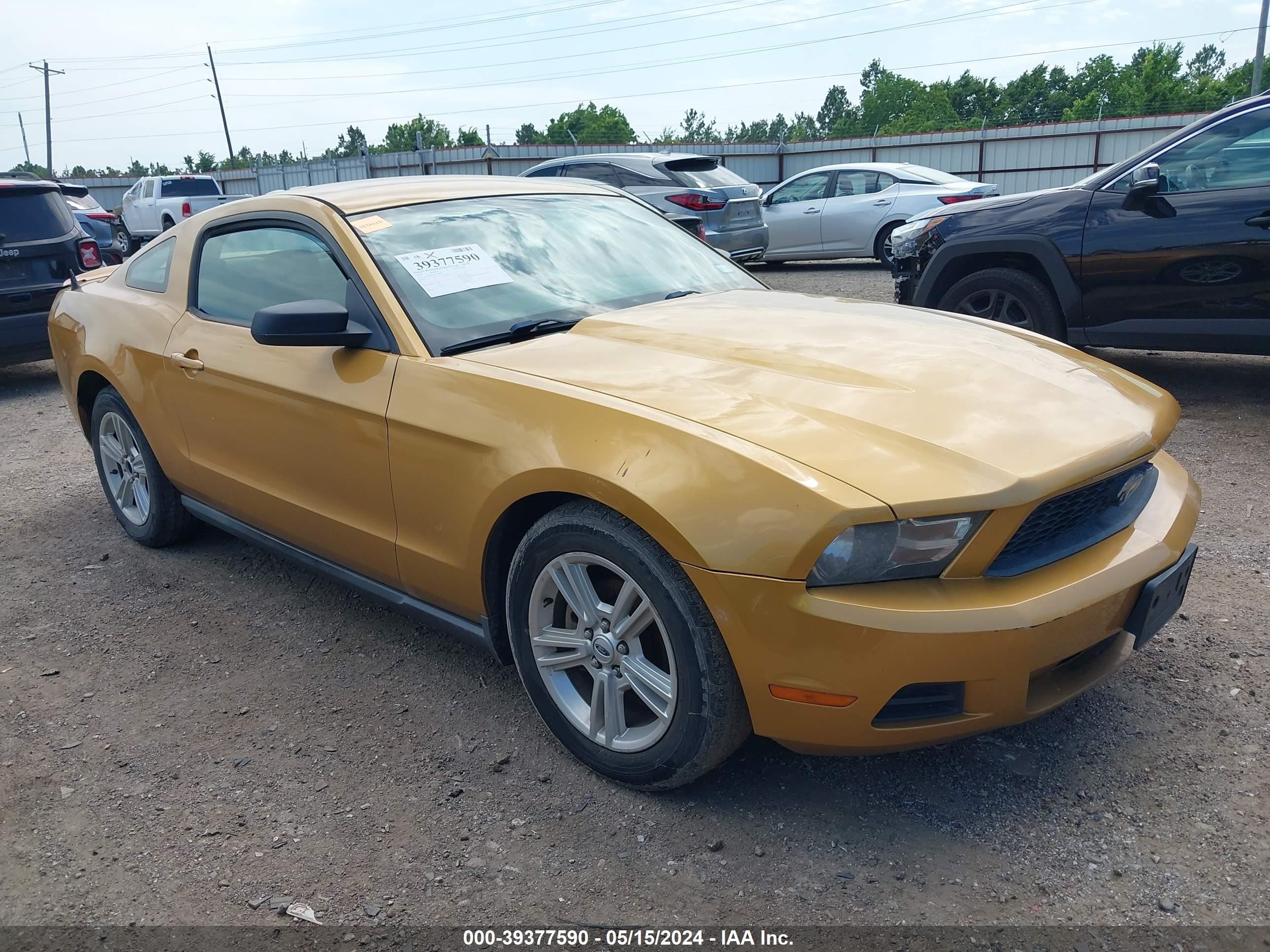 FORD MUSTANG 2010 1zvbp8an9a5120894