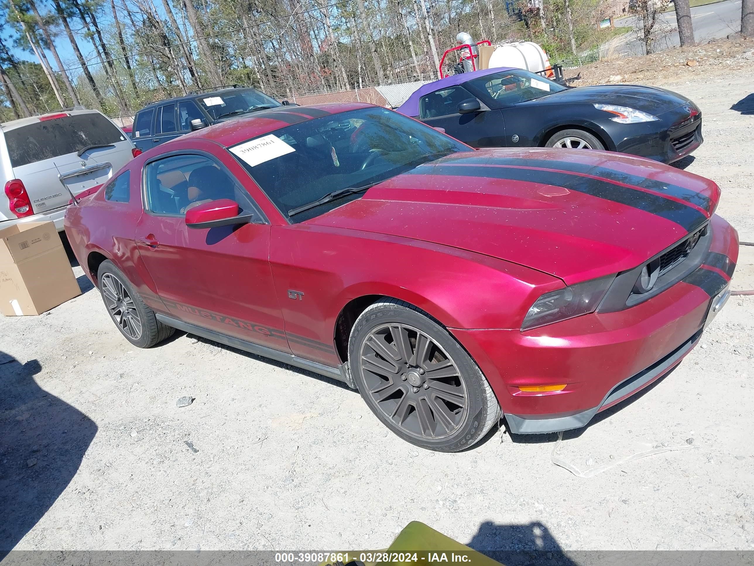 FORD MUSTANG 2010 1zvbp8ch6a5161782