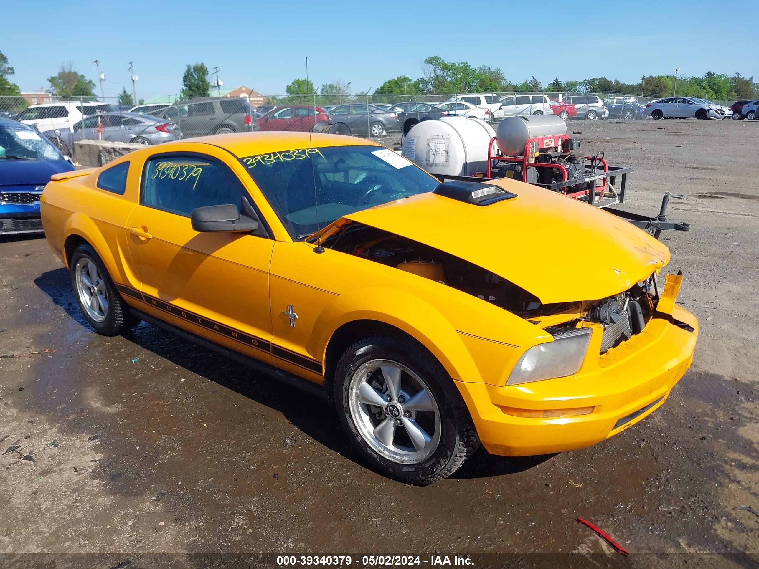 FORD MUSTANG 2007 1zvet80n775324810