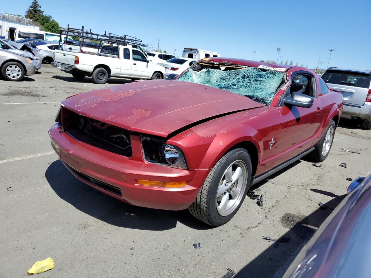 FORD MUSTANG 2007 1zvft80n175214937