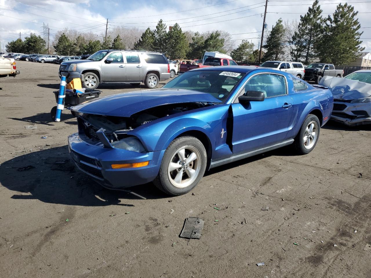 FORD MUSTANG 2007 1zvft80n175367060