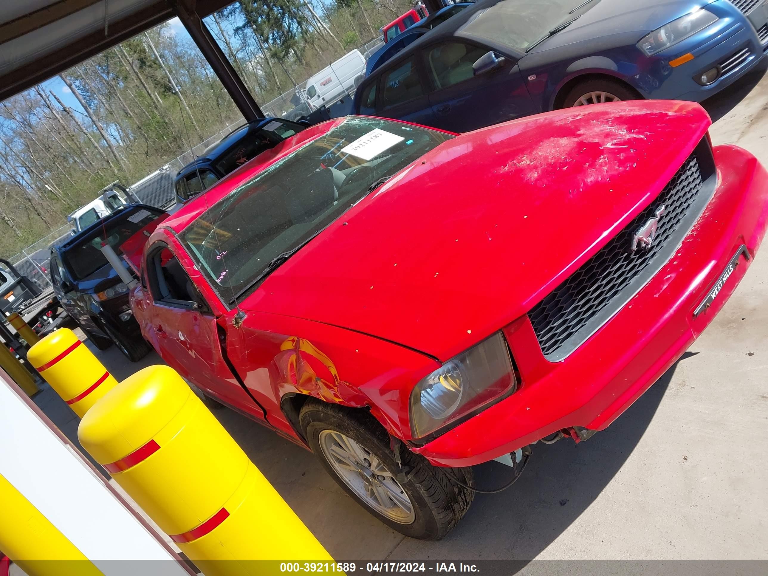 FORD MUSTANG 2007 1zvft80n275201890