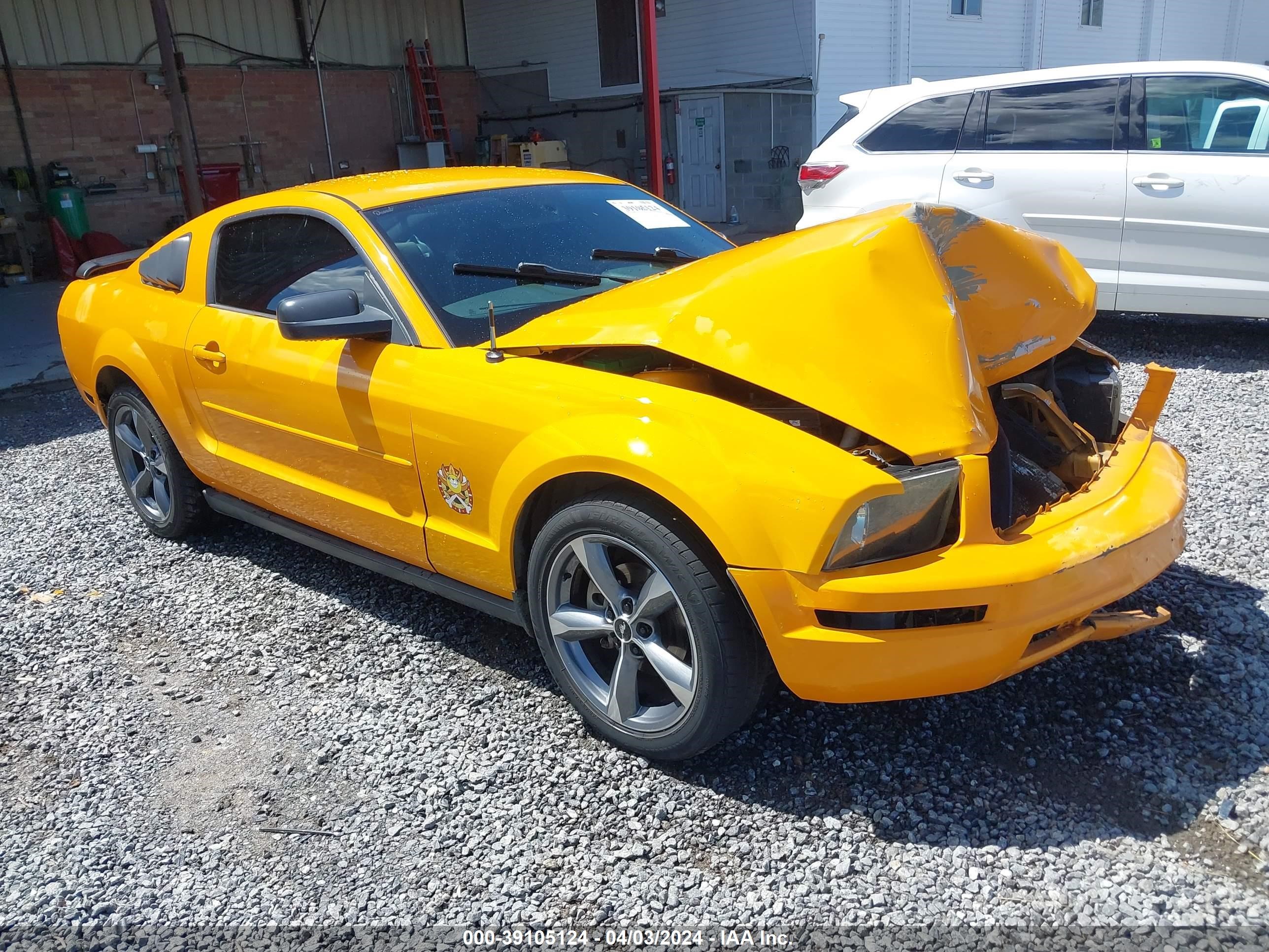 FORD MUSTANG 2007 1zvft80n375211358