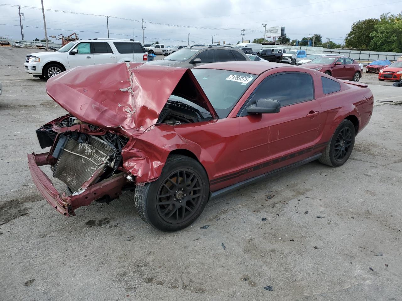 FORD MUSTANG 2007 1zvft80n675211967