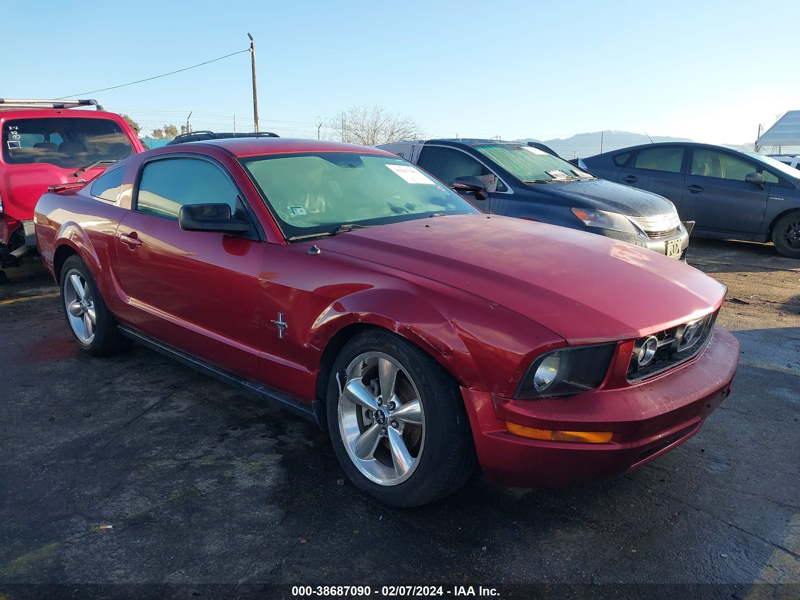 FORD MUSTANG 2007 1zvft80n975324277