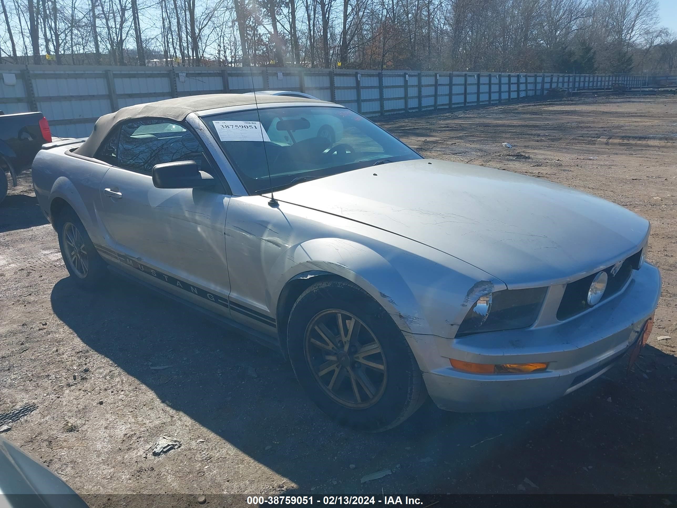 FORD MUSTANG 2005 1zvft84n755258450