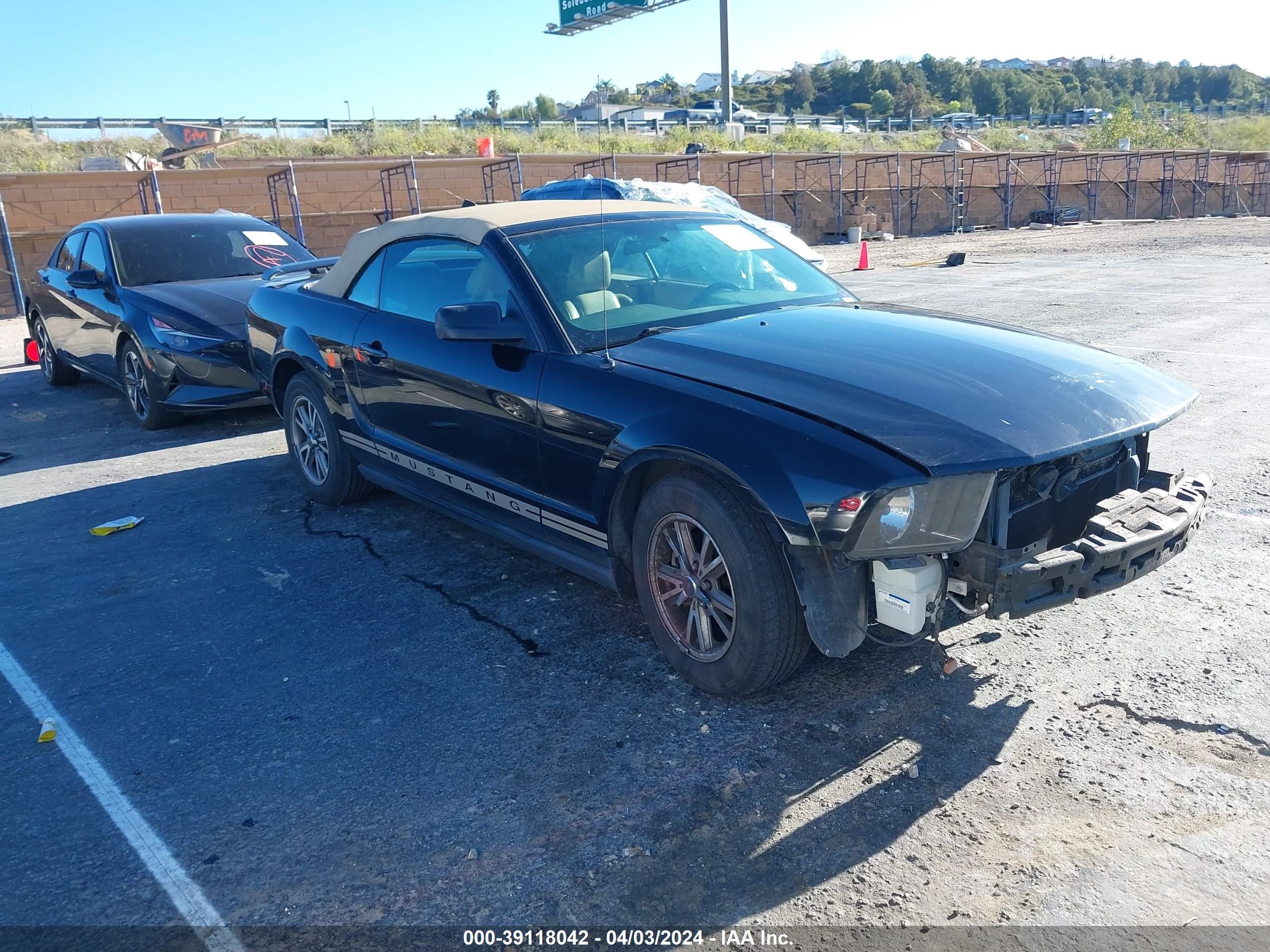 FORD MUSTANG 2005 1zvft84n855167333