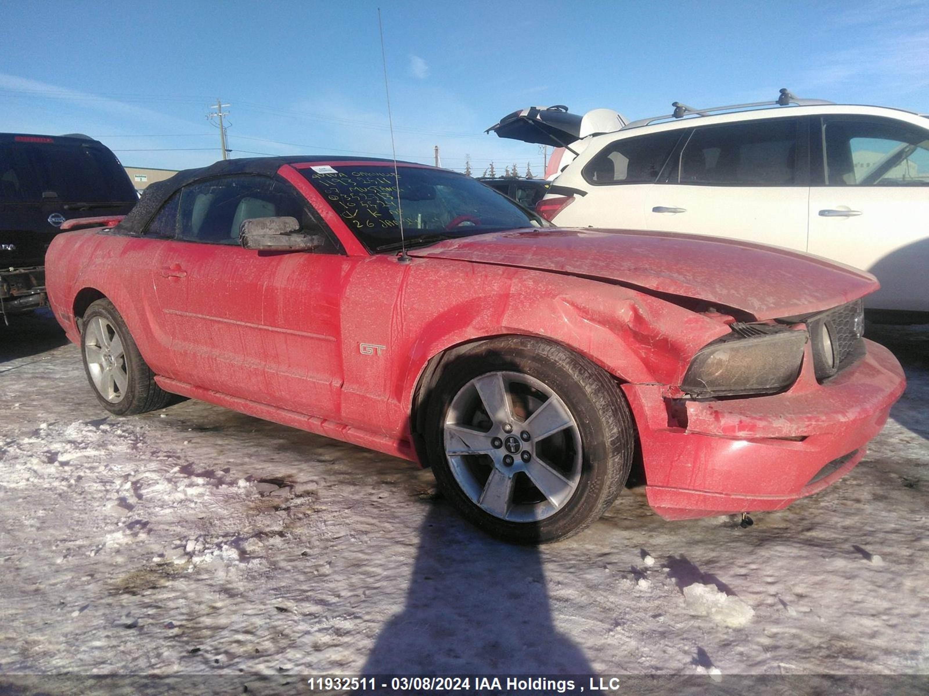 FORD MUSTANG 2007 1zvft85h775352713