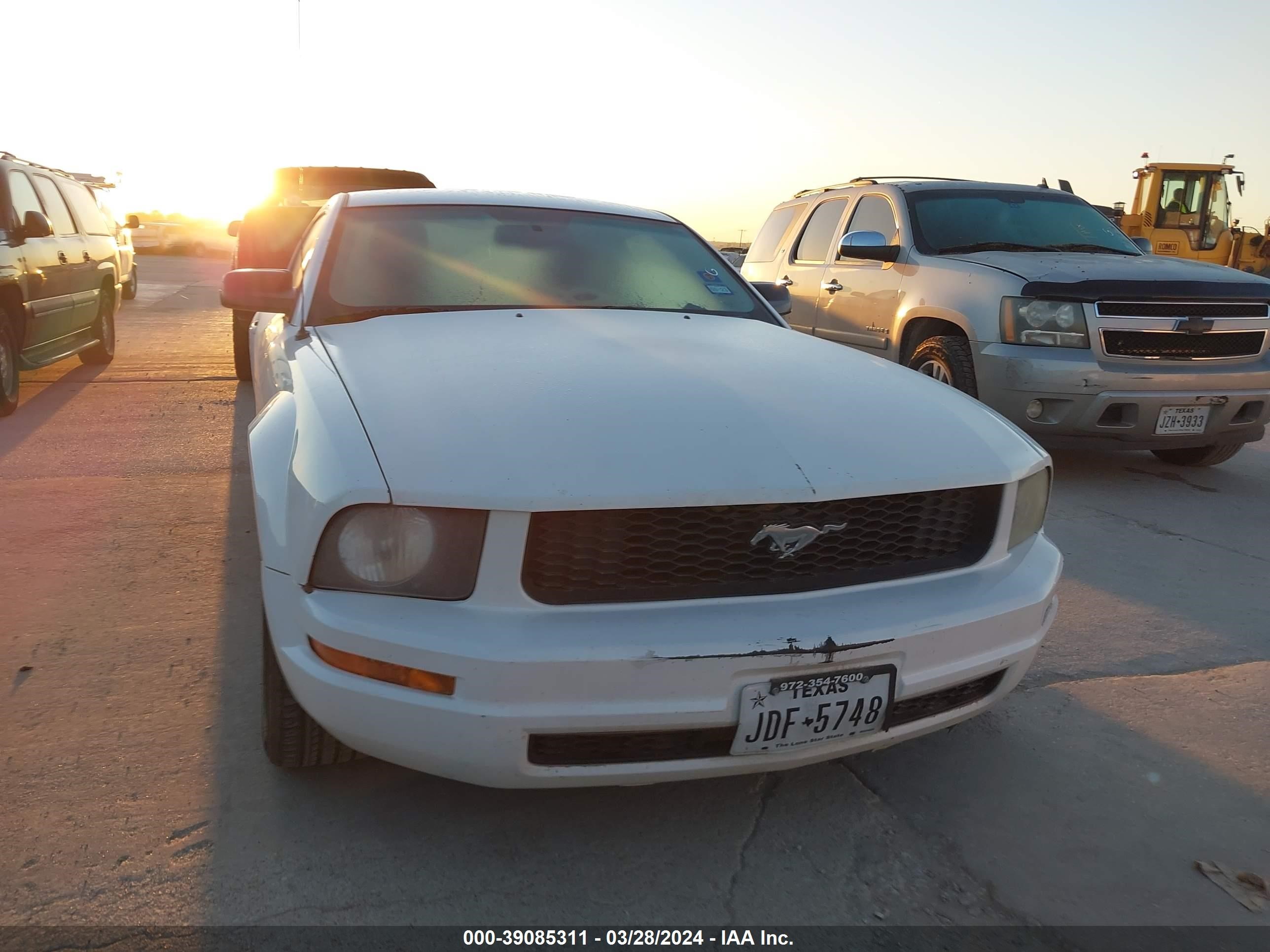 FORD MUSTANG 2008 1zvht80n385135246