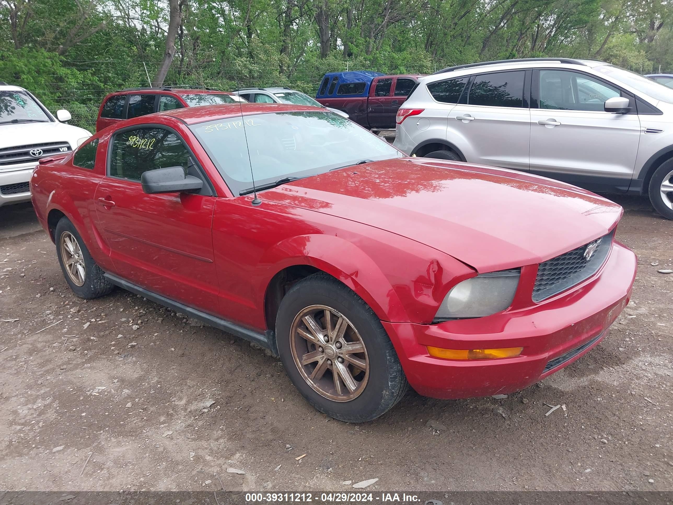 FORD MUSTANG 2008 1zvht80n885169487