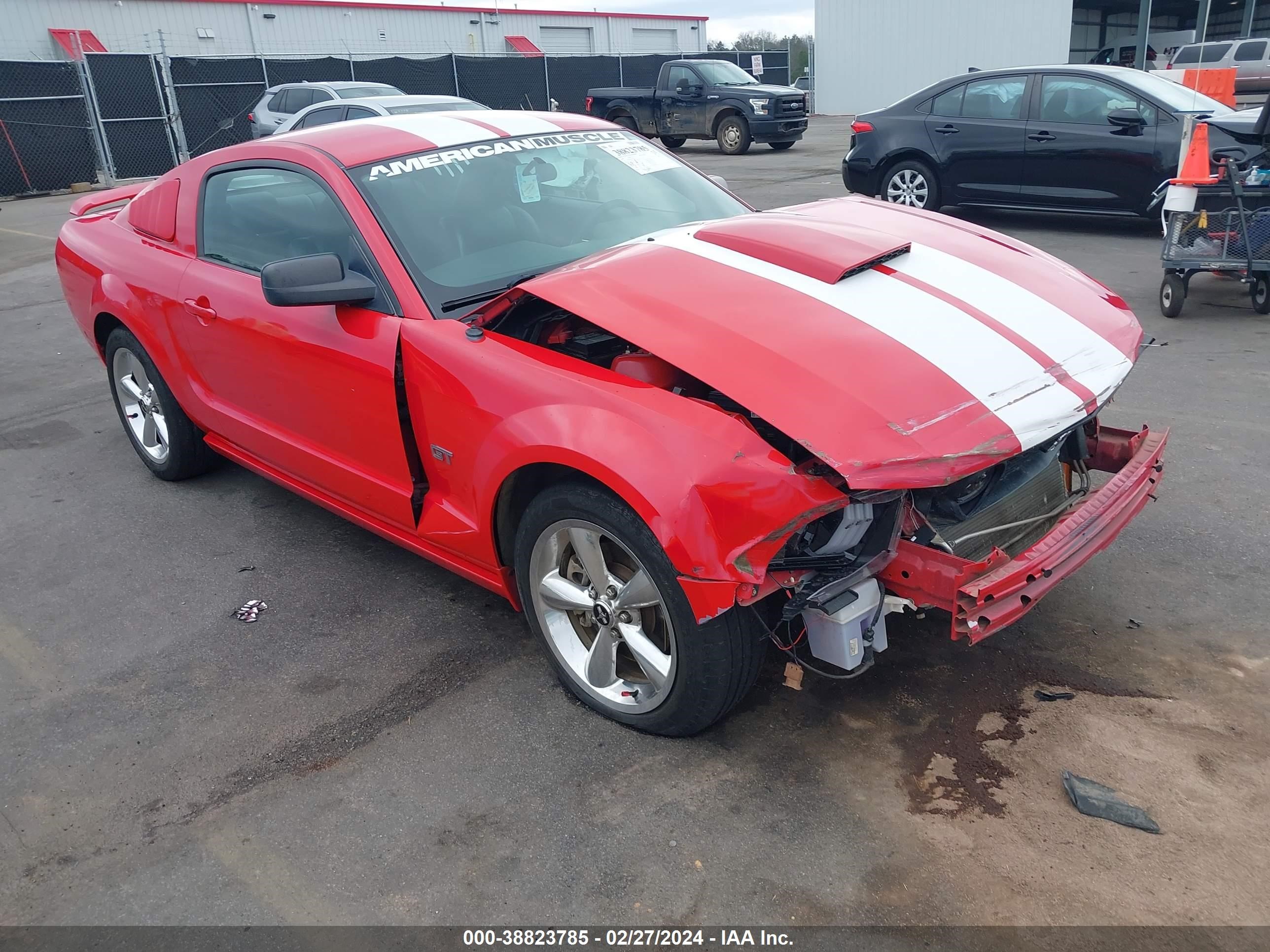 FORD MUSTANG 2008 1zvht82h185159830