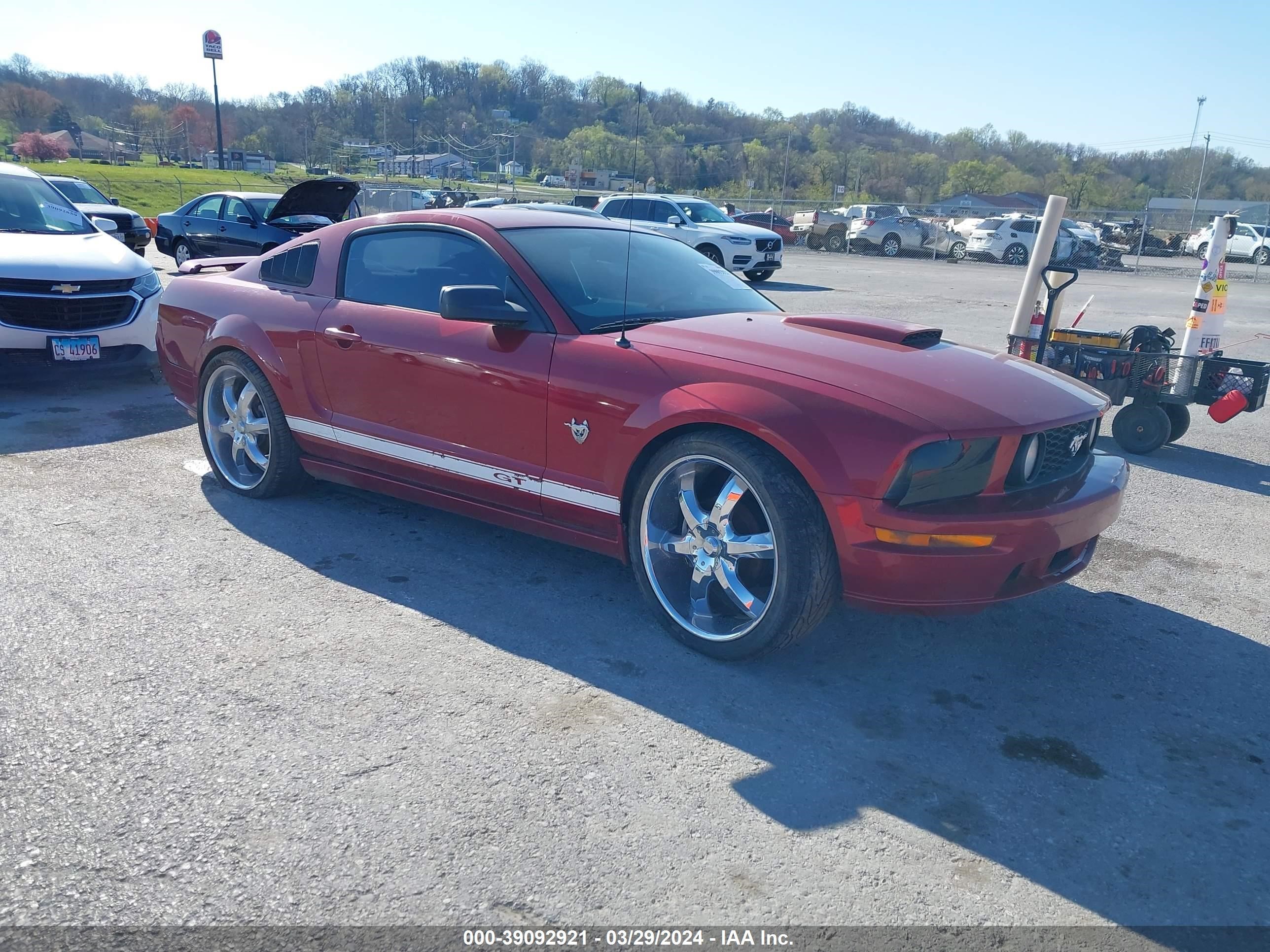 FORD MUSTANG 2009 1zvht82h395136664