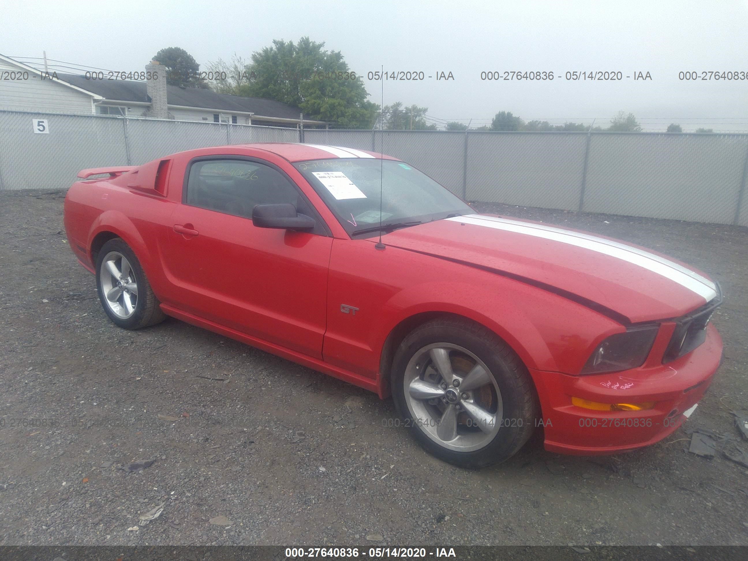 FORD MUSTANG 2008 1zvht82h985132424