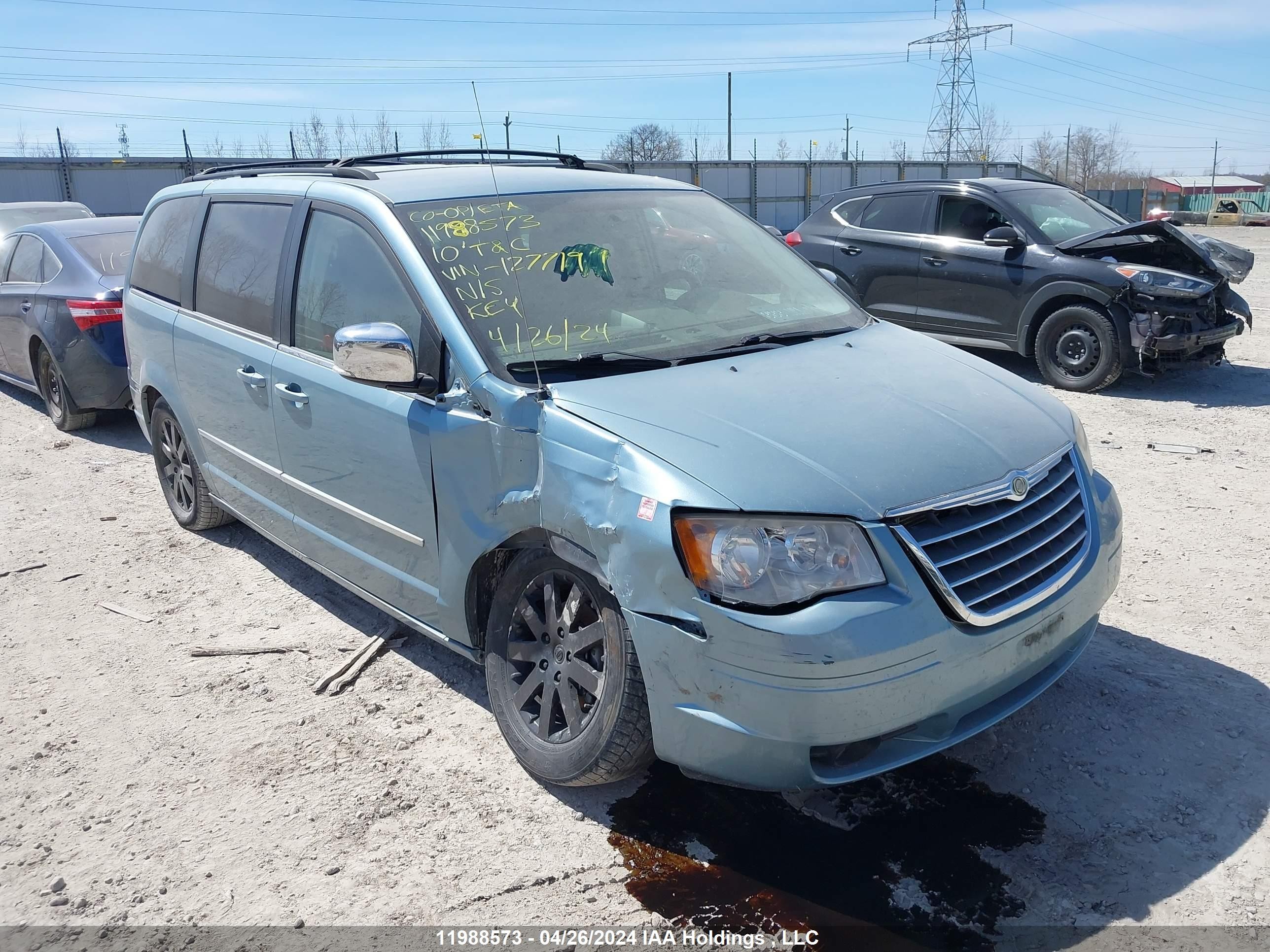 CHRYSLER TOWN & COUNTRY 2010 2a4rr5dx9ar127719