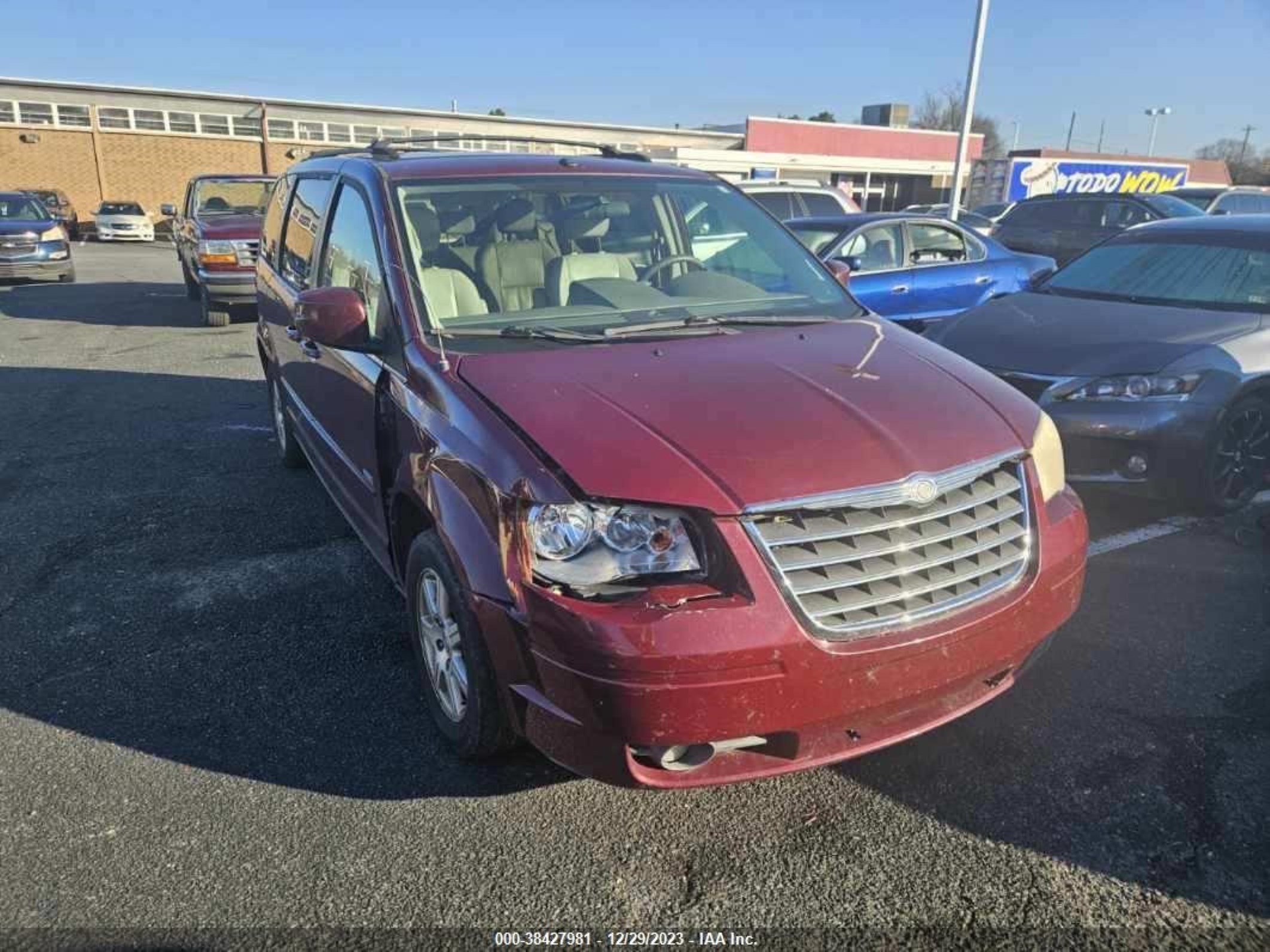 CHRYSLER TOWN & COUNTRY 2008 2a8hr54p88r709489