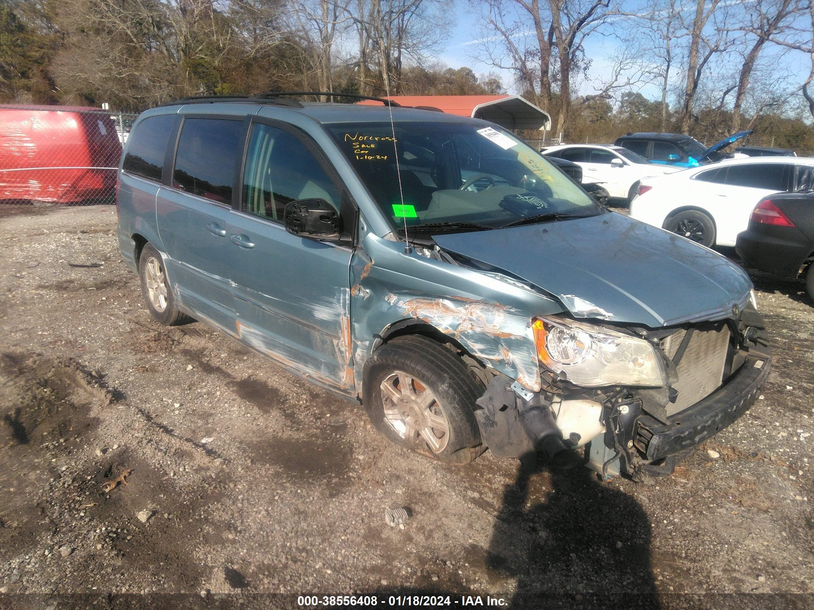 CHRYSLER TOWN & COUNTRY 2008 2a8hr54px8r817418