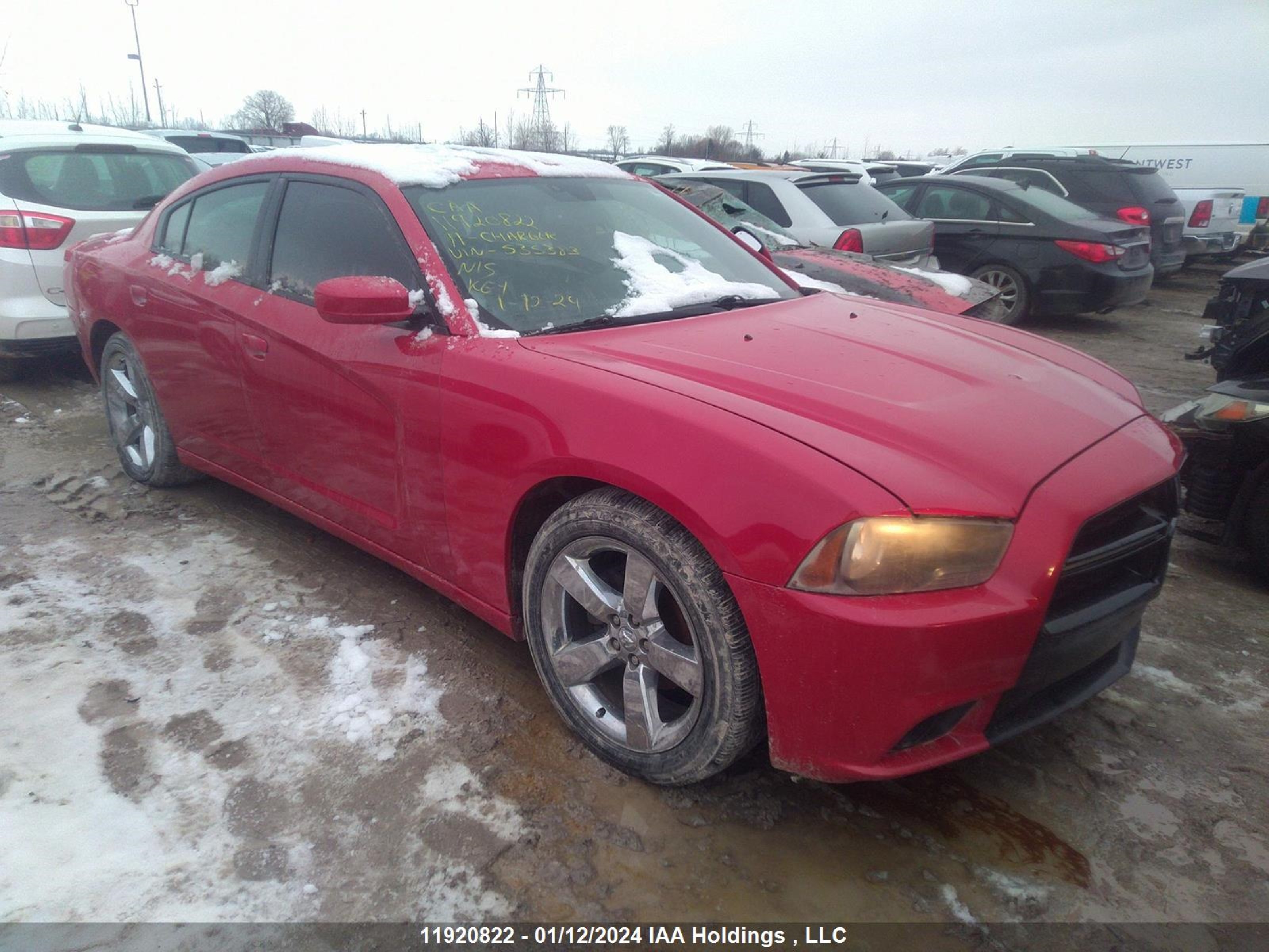 DODGE CHARGER 2011 2b3cl3cgxbh535383