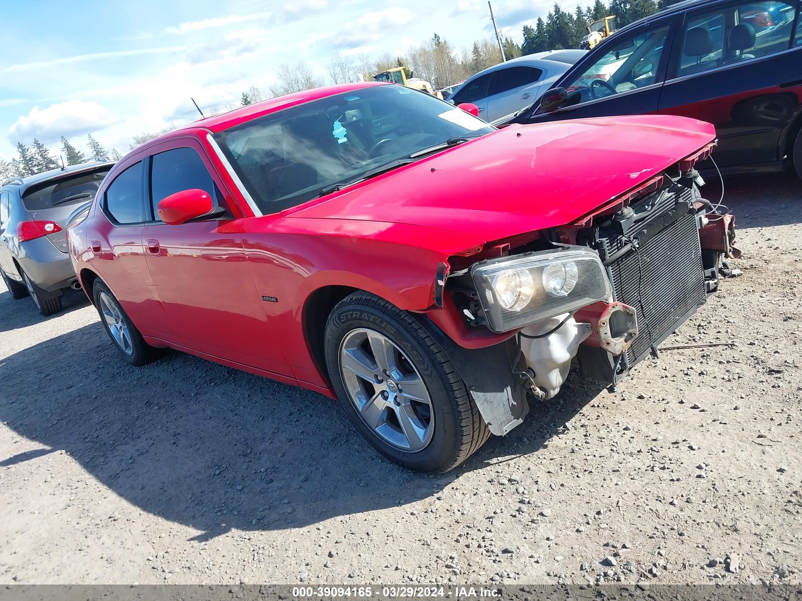 DODGE CHARGER 2008 2b3la53h28h125728