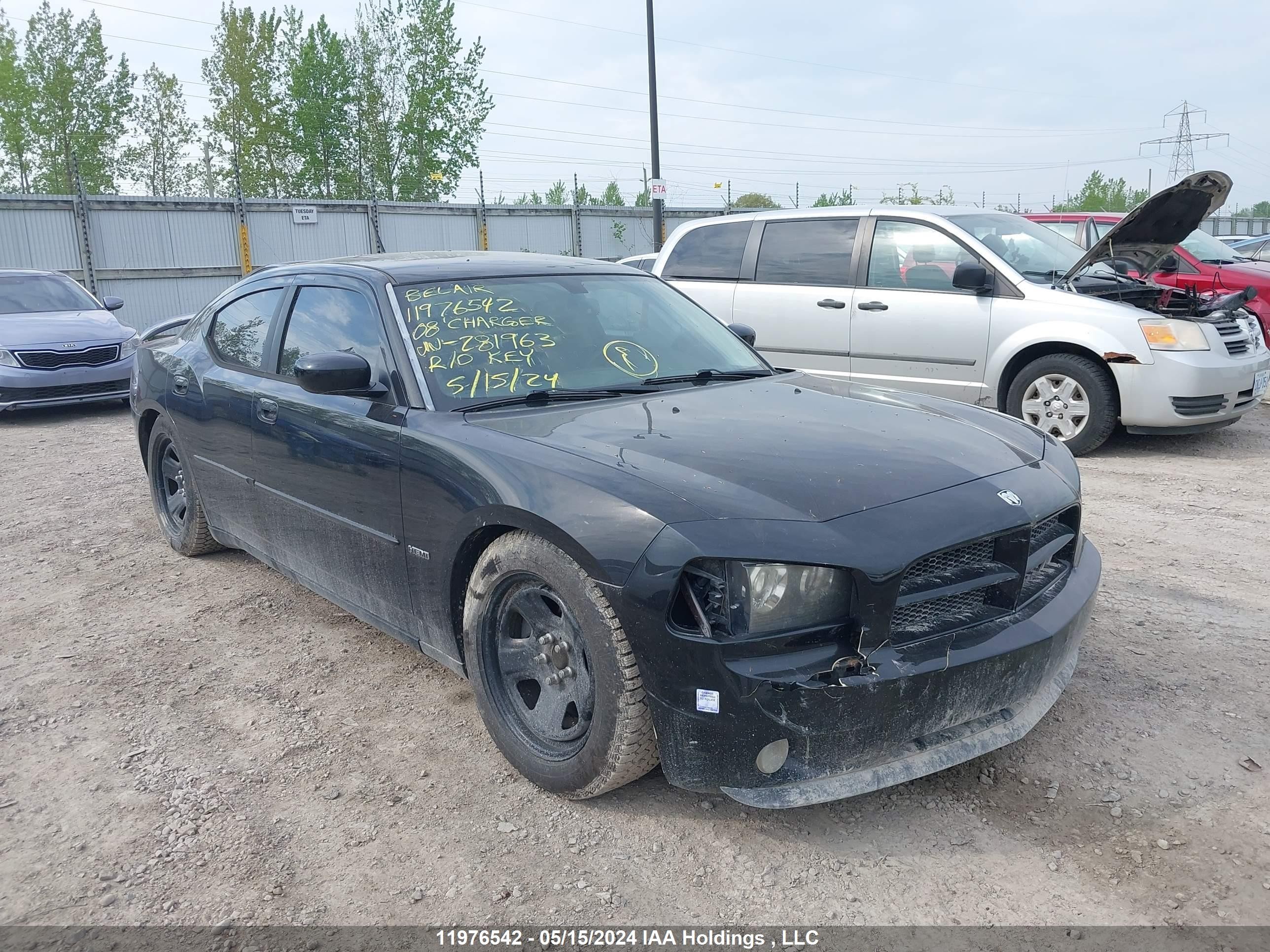 DODGE CHARGER 2008 2b3la53h28h281963