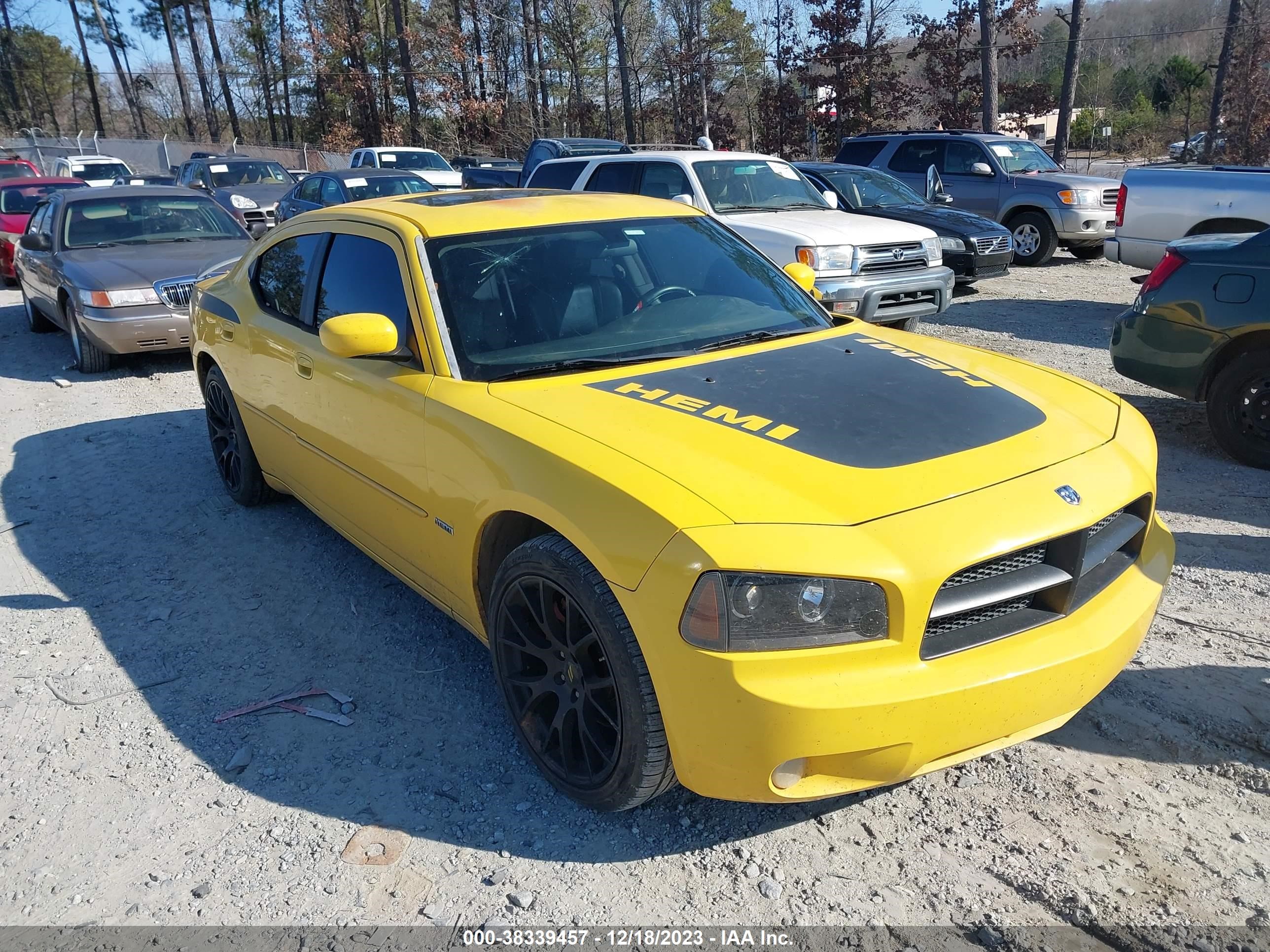 DODGE CHARGER 2006 2b3la53h96h338110