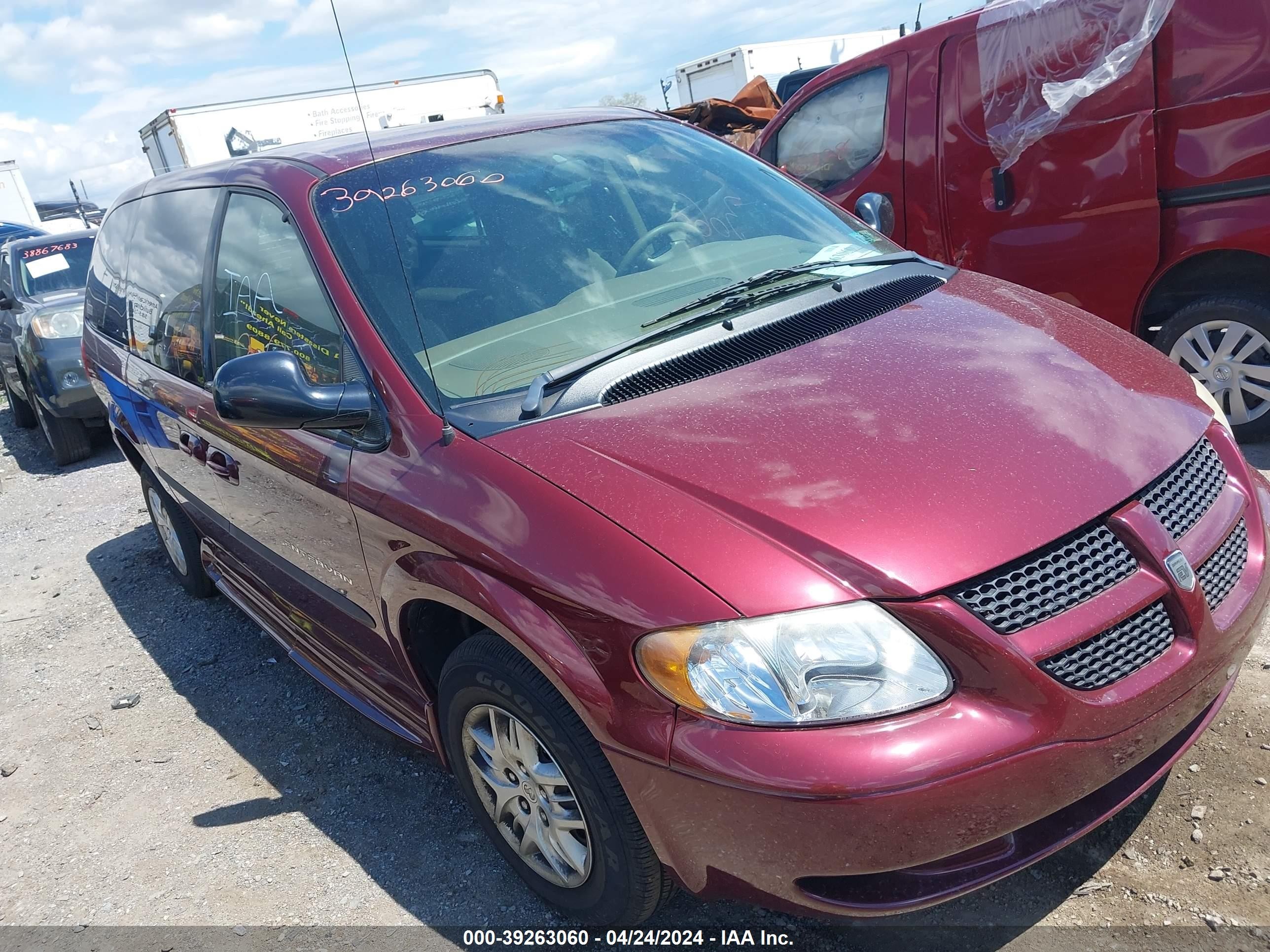 DODGE CARAVAN 2002 2b4gp44362r640919