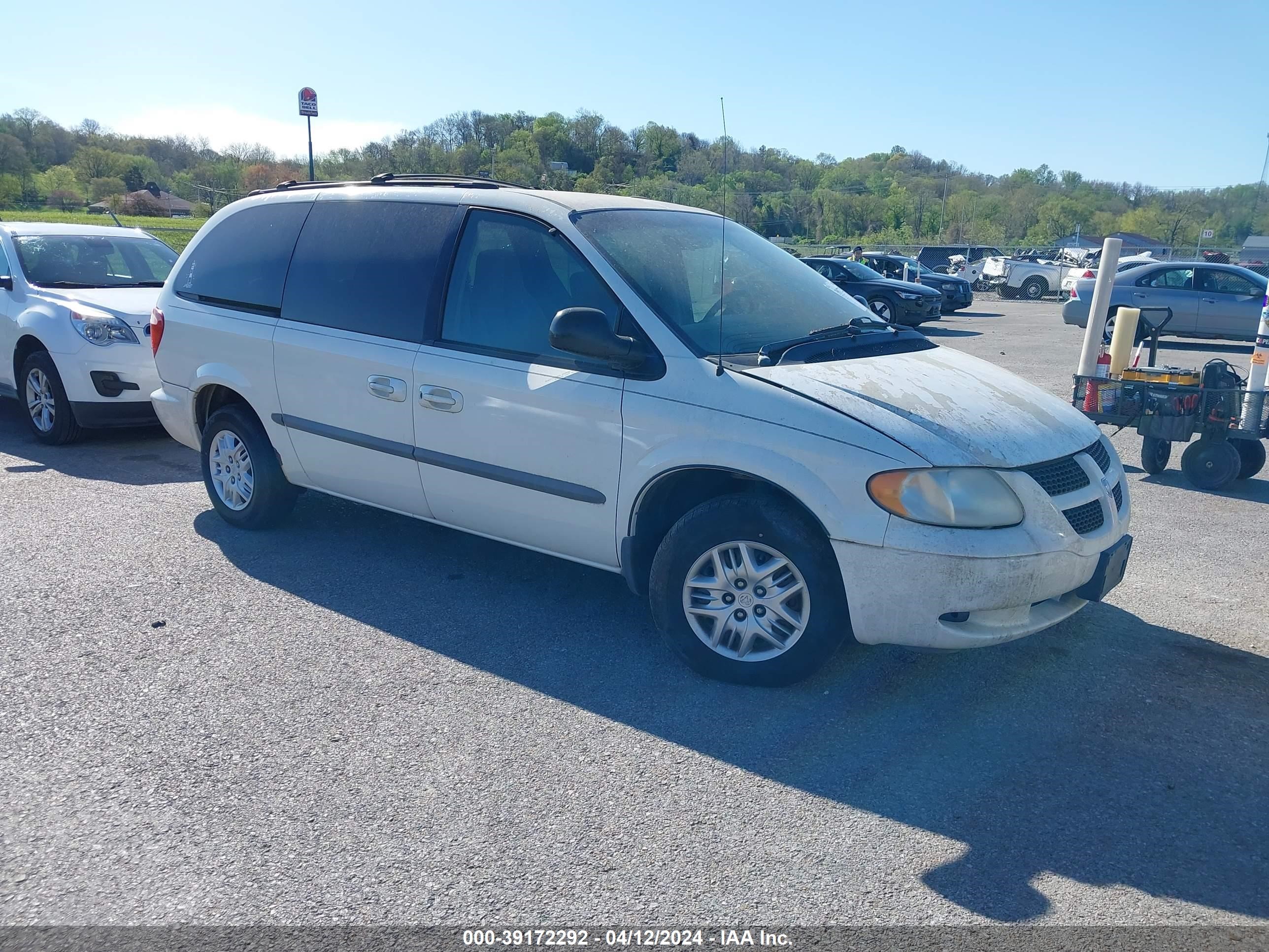 DODGE CARAVAN 2002 2b4gp443x2r595788