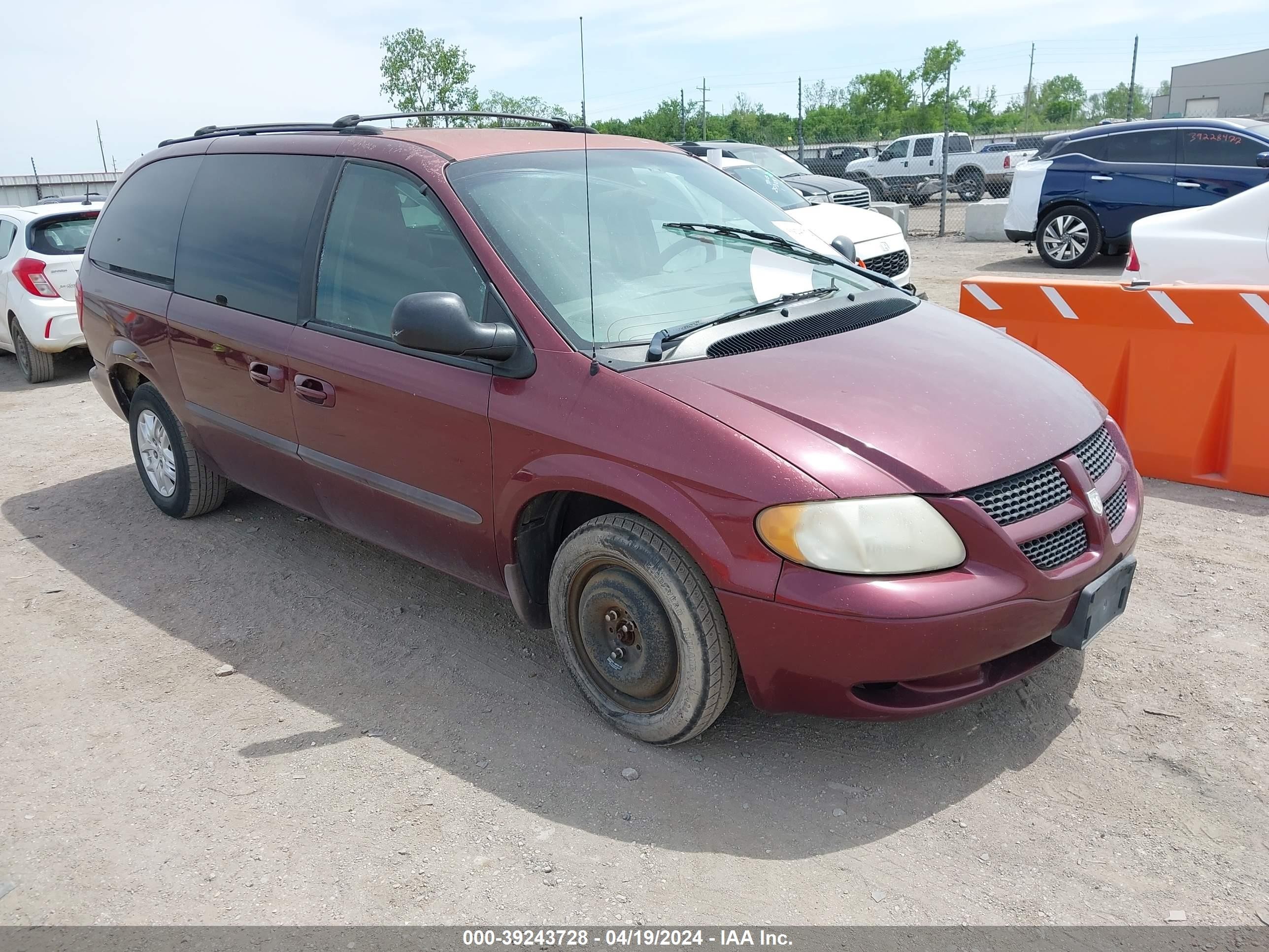 DODGE CARAVAN 2002 2b4gp44r42r673325