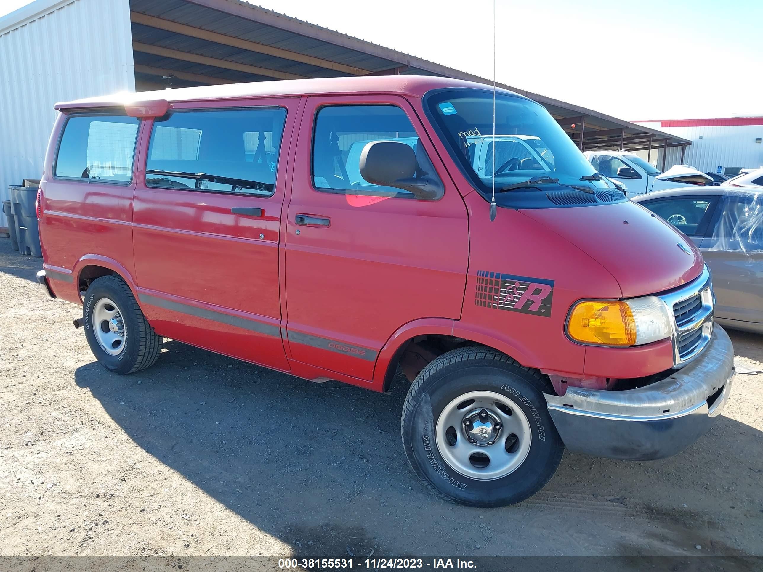 DODGE RAM VAN 2001 2b4hb15x61k509676