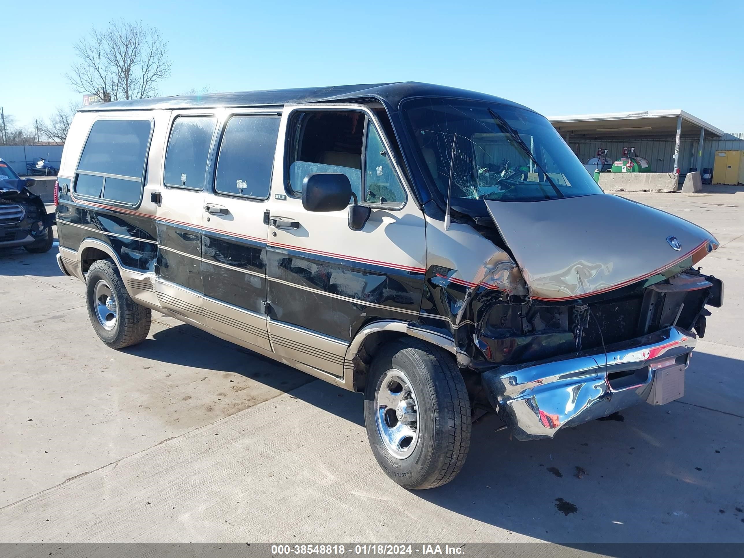 DODGE RAM VAN 1995 2b6hb21y2sk517593