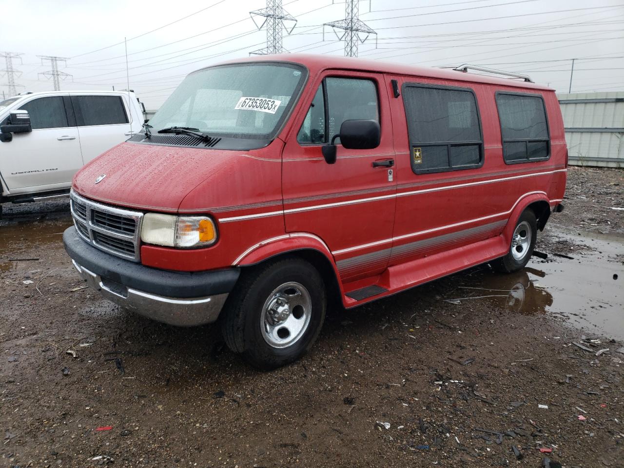 DODGE RAM VAN 1996 2b6hb21yxtk162190