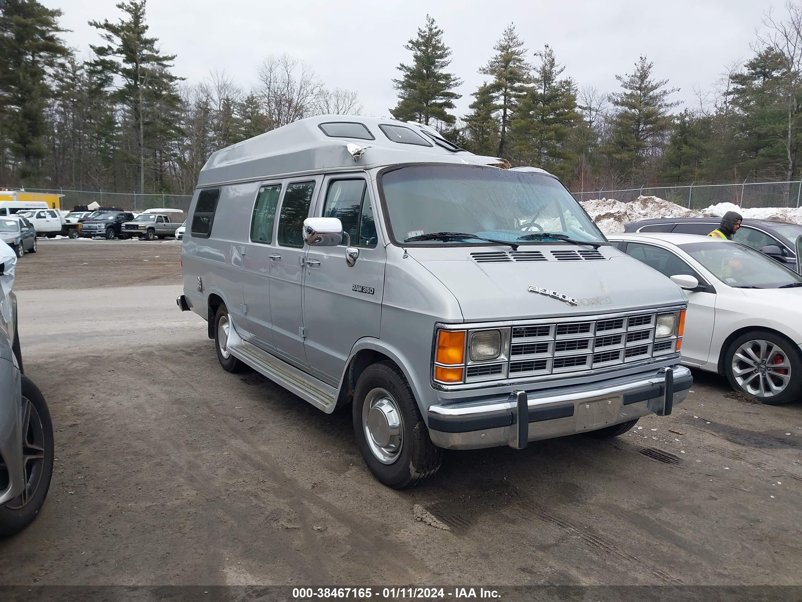 DODGE RAM VAN 1993 2b6jb31y9pk524782