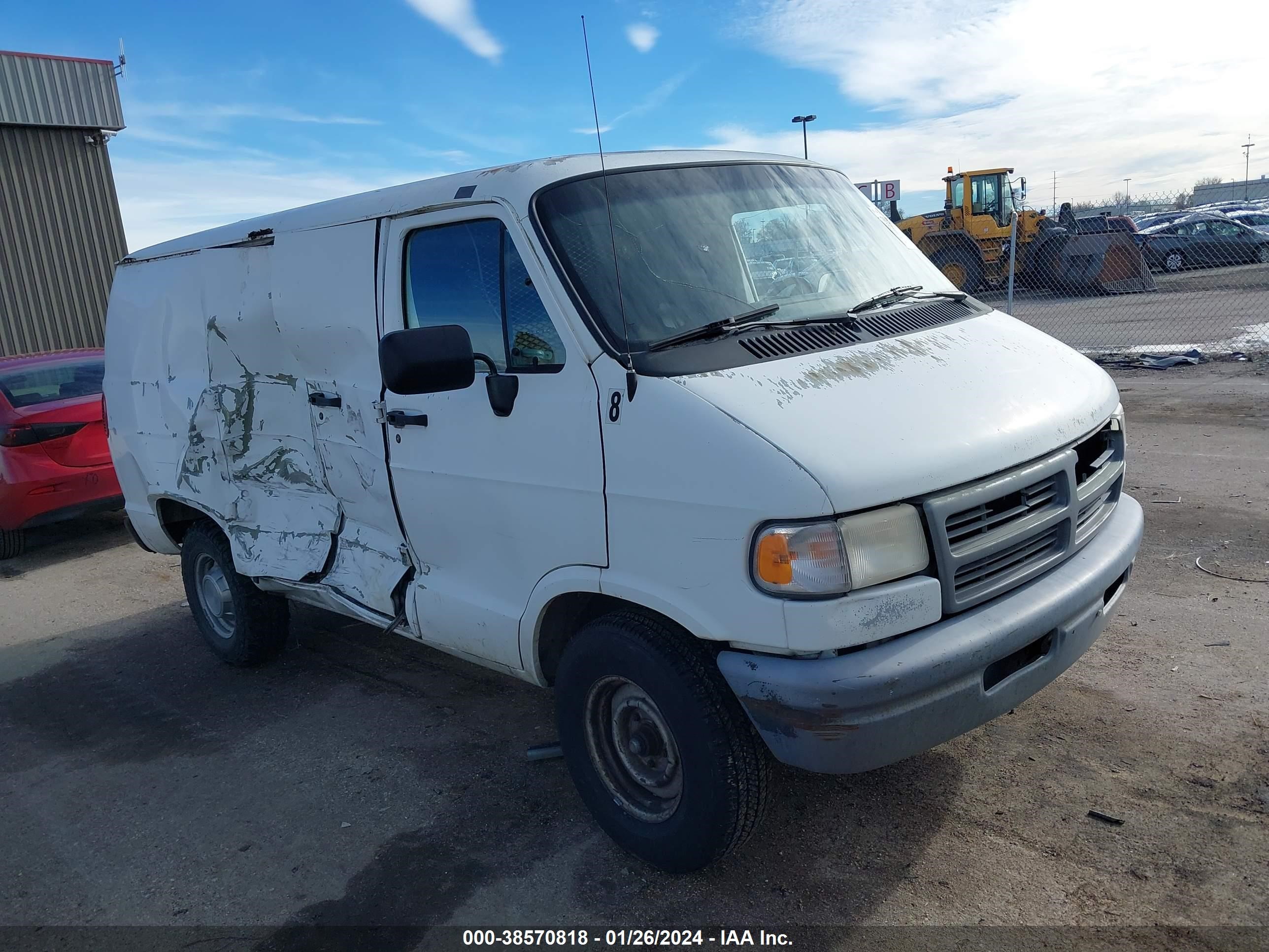 DODGE RAM VAN 1996 2b7hb11x4tk102712